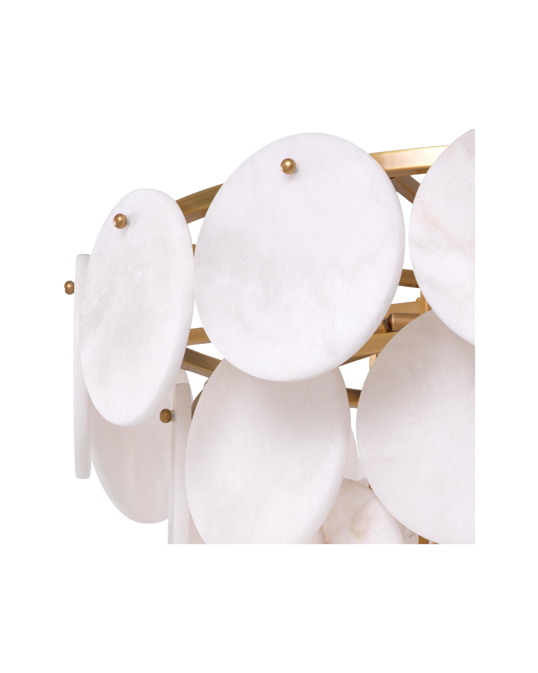 Clementina takkrona antik mässing