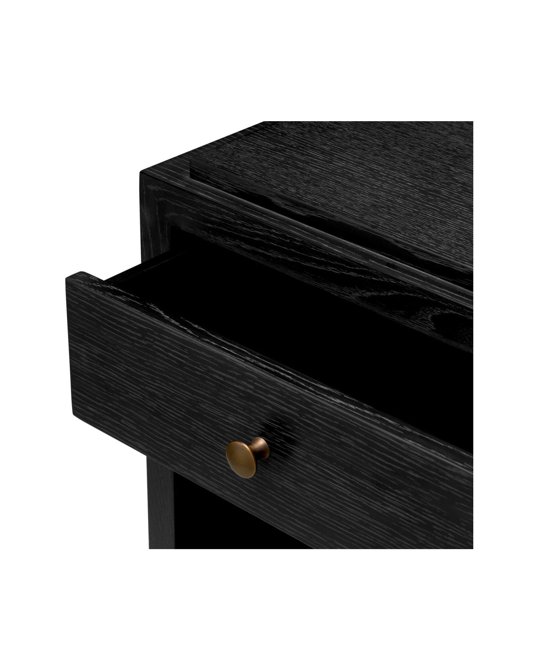 ArtDeco sidobord charcoal grey