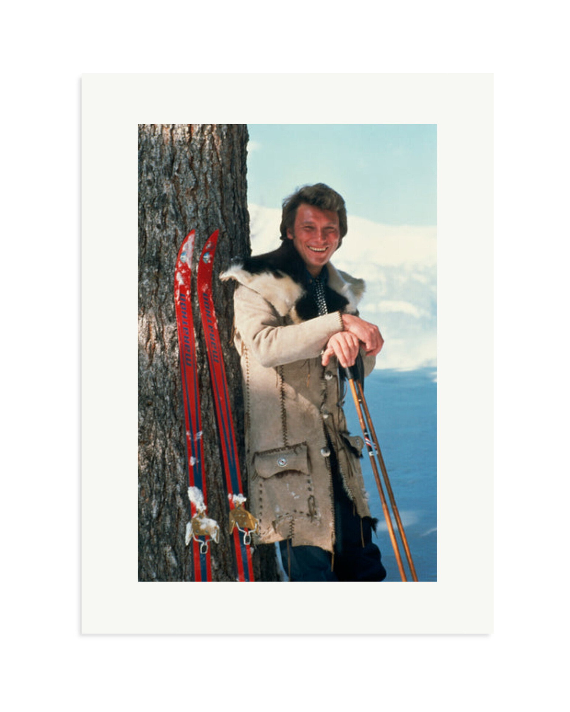 Johnny Hallyday Winter Sport Print Only / XL