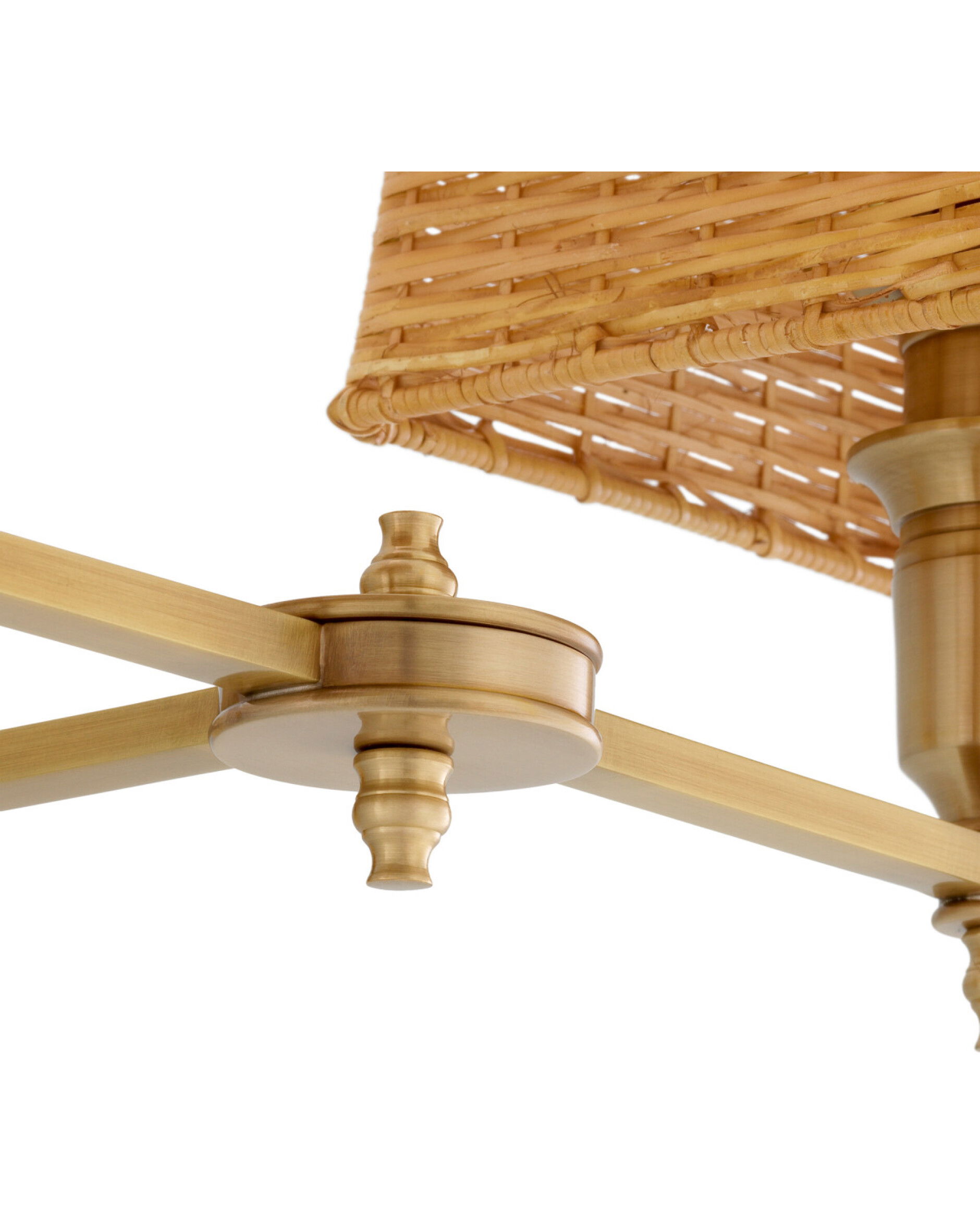 Lexington Double-seinävalaisin messinki/rotingista