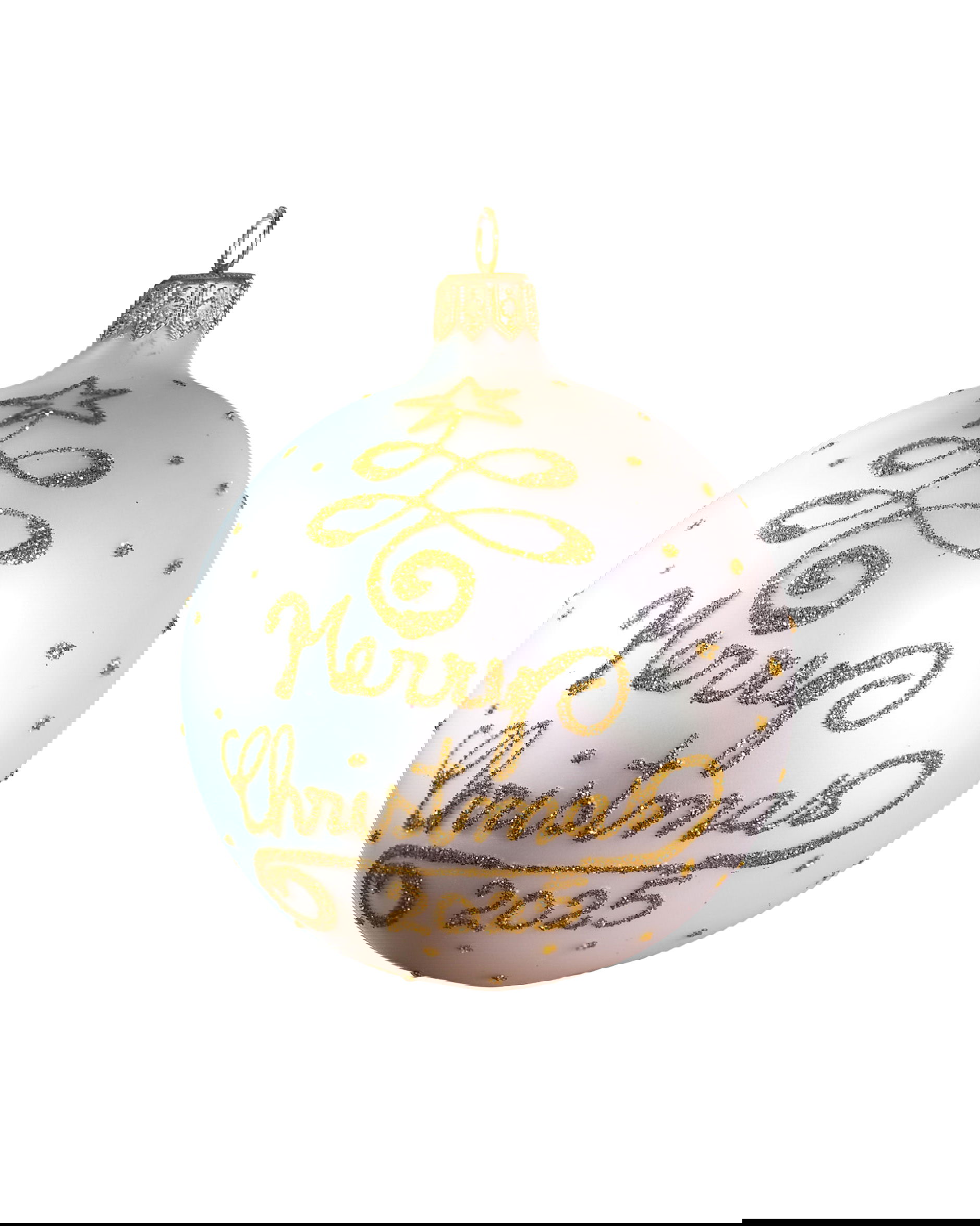 Lux Merry Christmas -joulupallo 2025 8cm