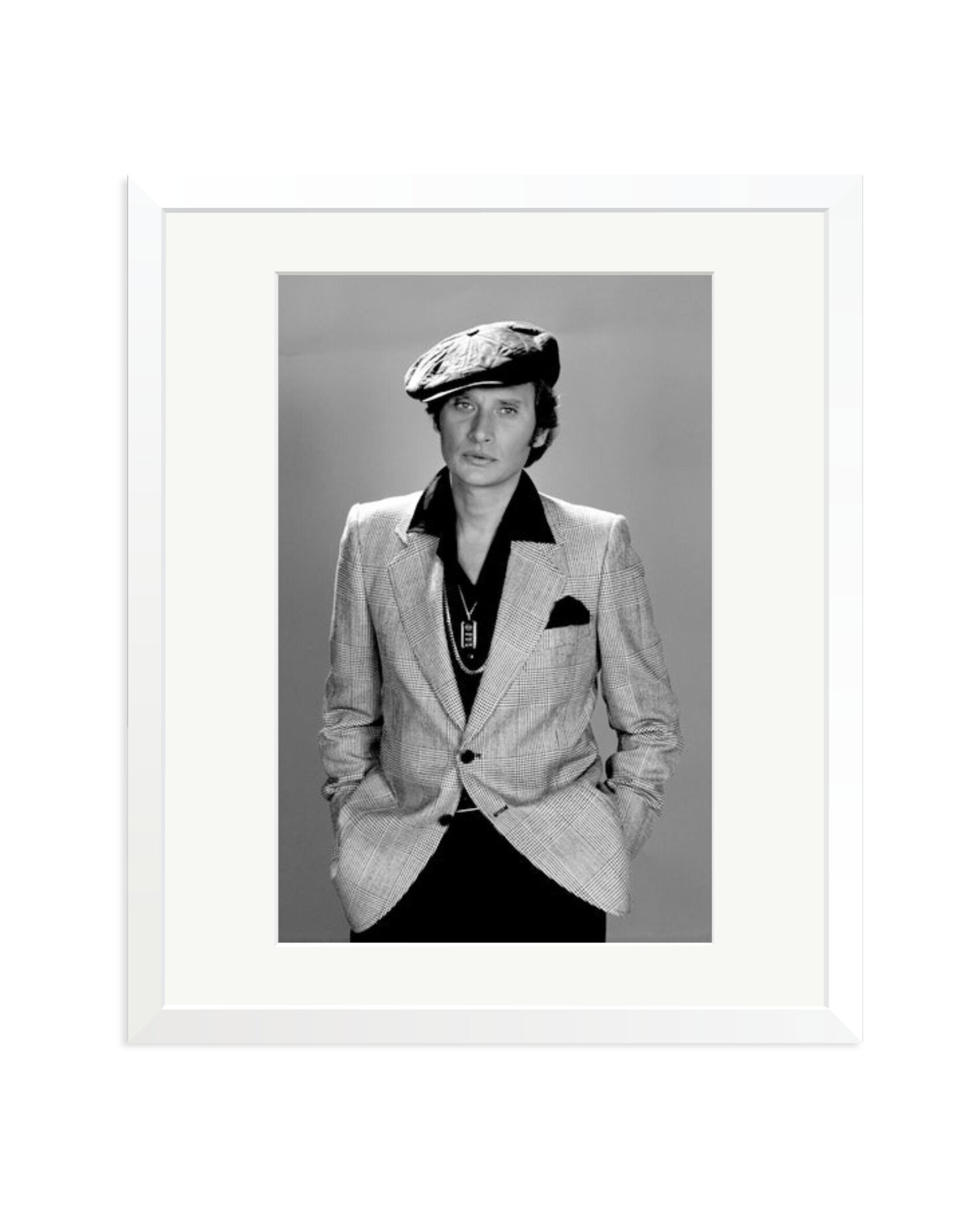 Johnny Hallyday, 1976 White / Large
