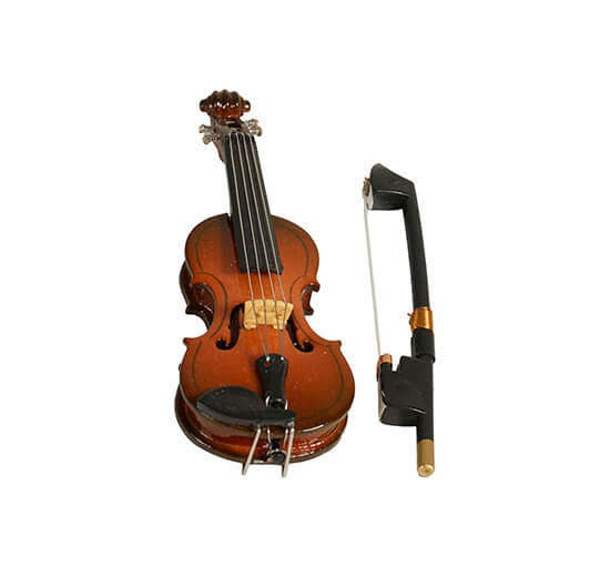 Violin Decoration Brown