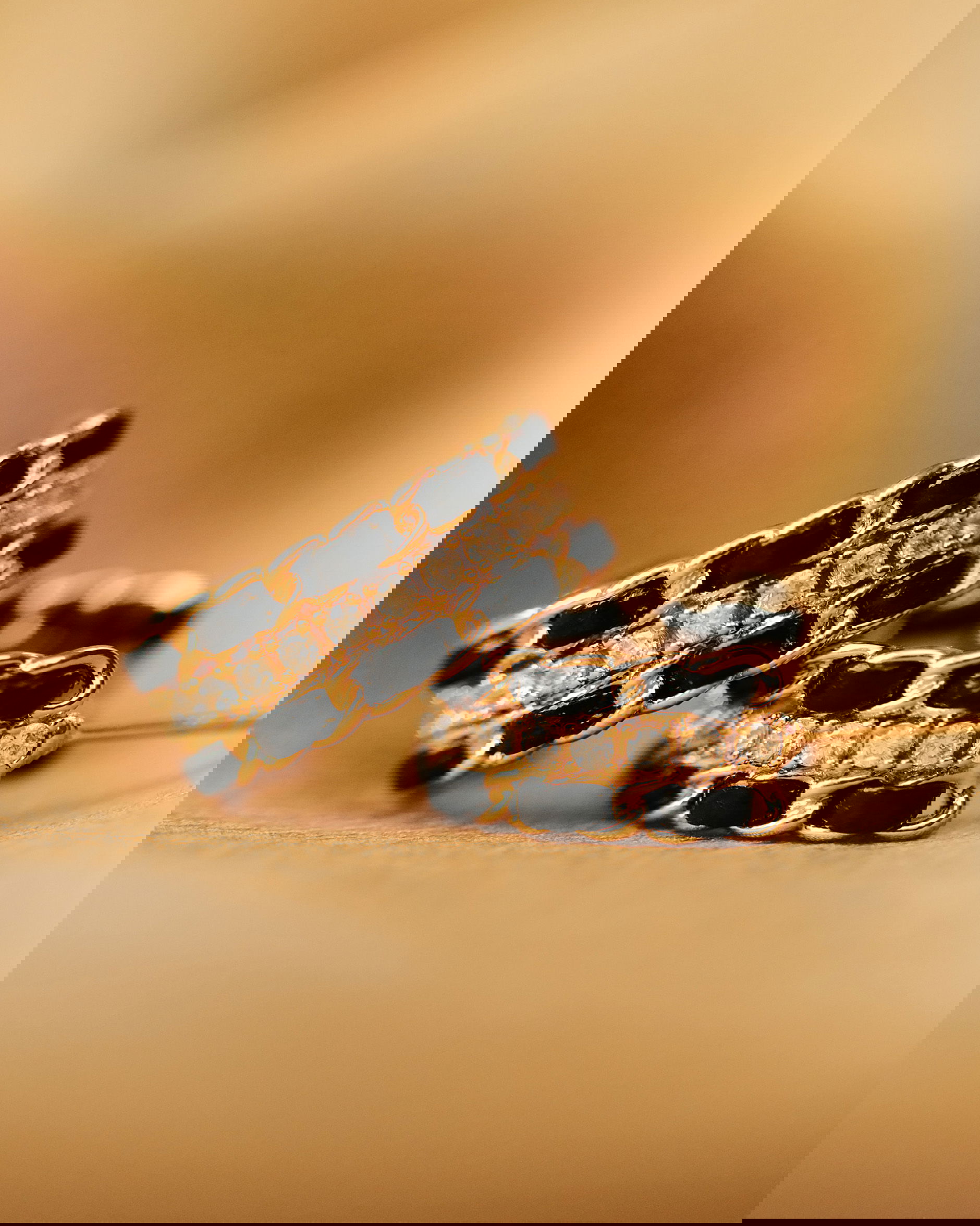 Coco Hoops Ohrringe Jet