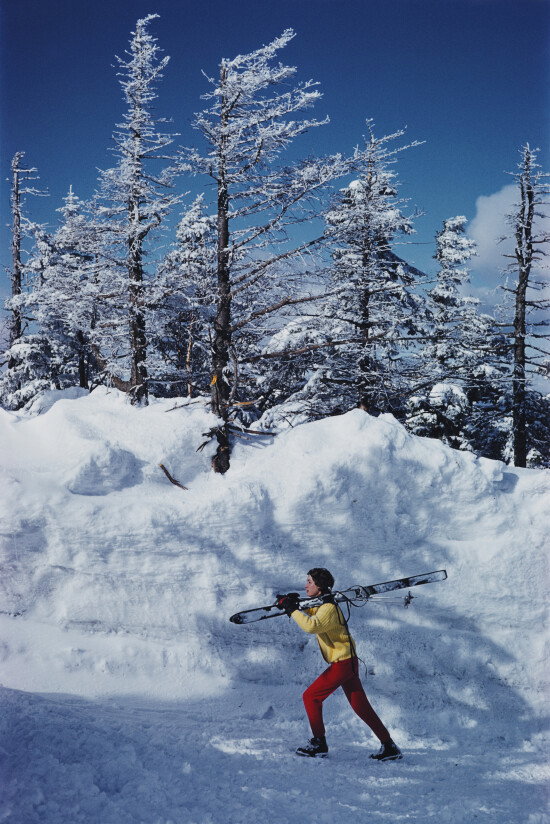 Skier in Vermont