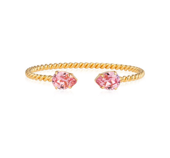 null - Mini Drop armbånd crystal rhodium