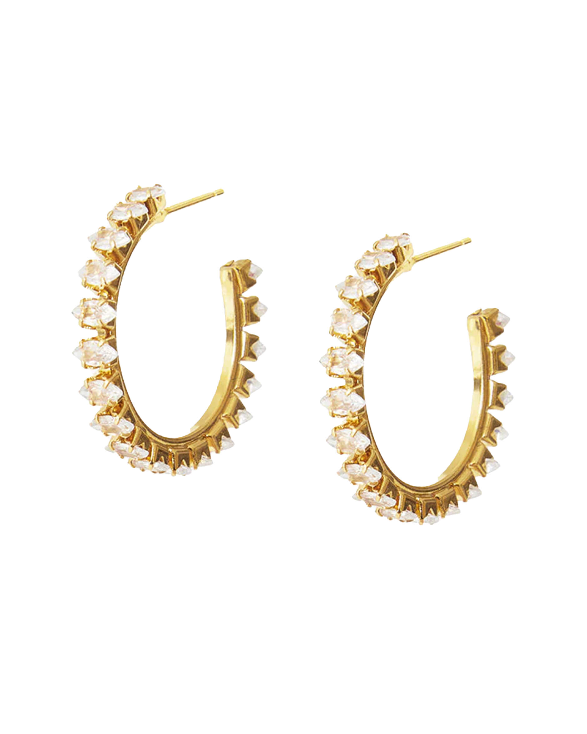 Crystal Navette Loop ohrringe crystal