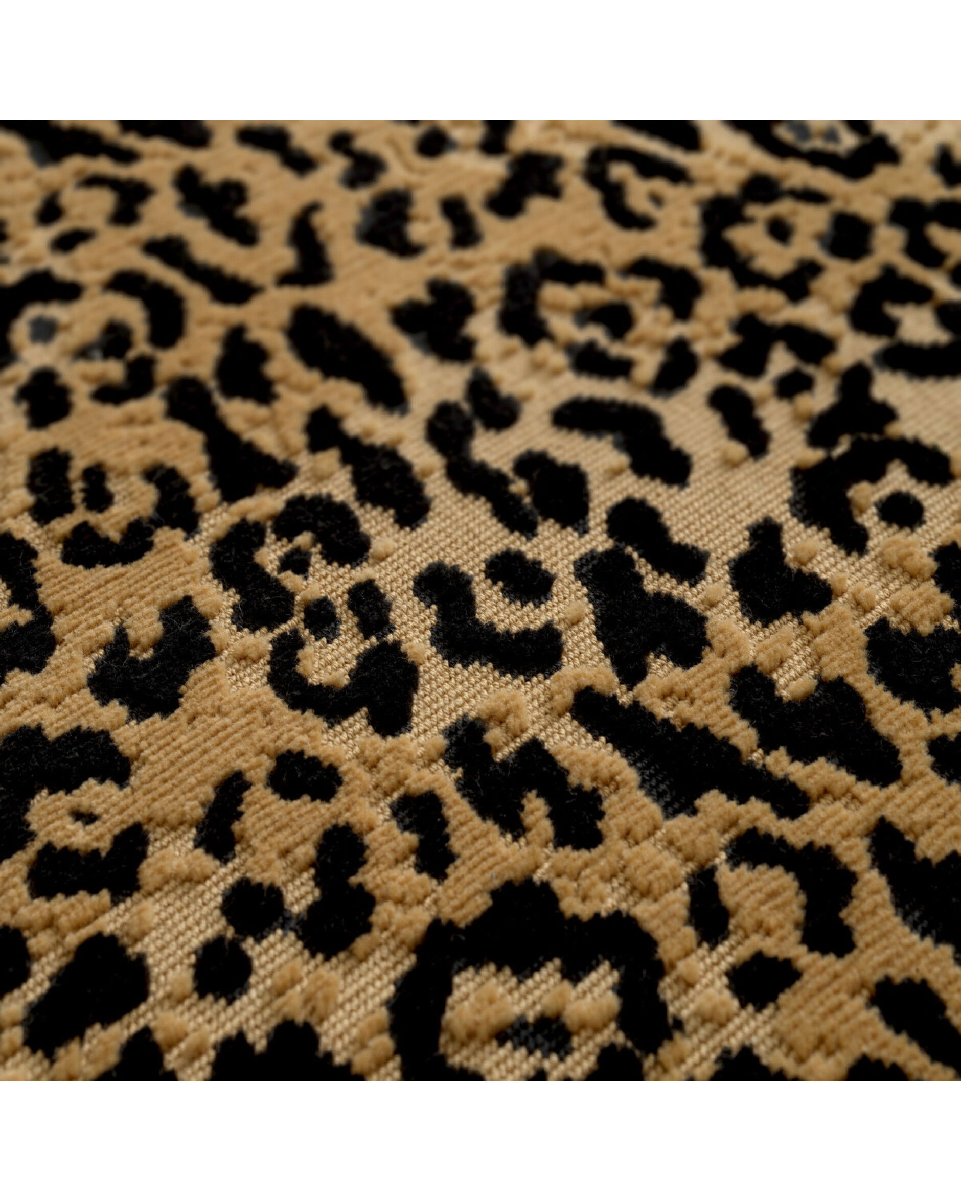 Roosevelt Stool Bernard Leopard Camel