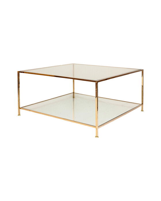 big square soffbord mässing