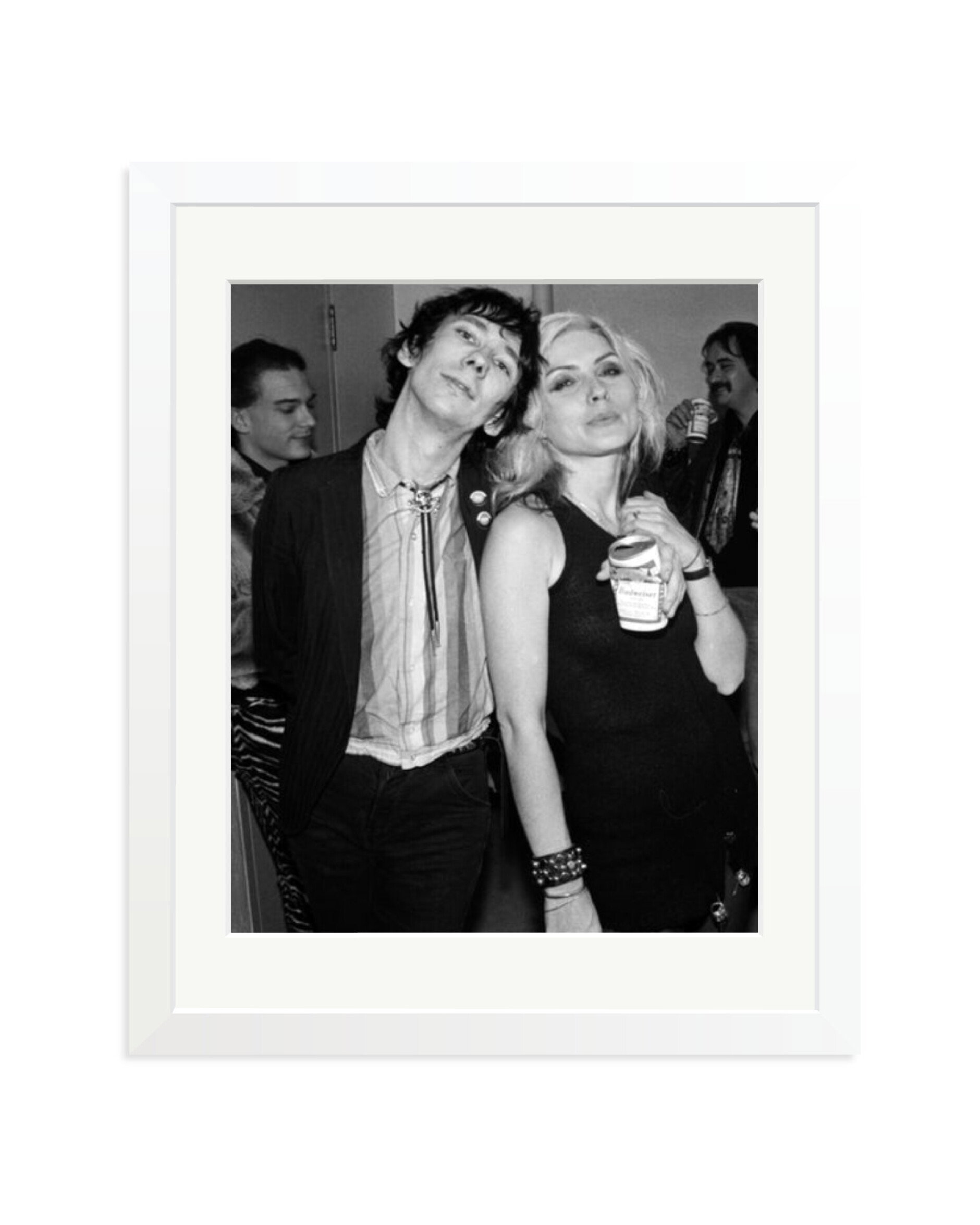 Stiv Bators & Debbie Harry White / Medium