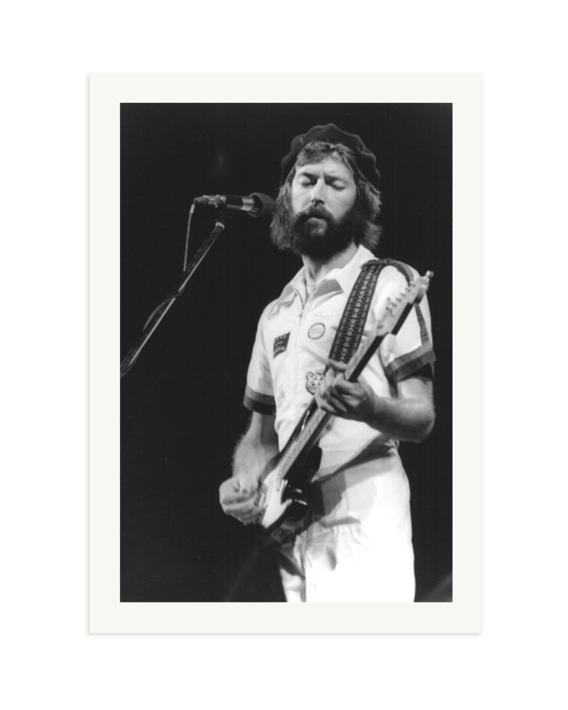 Eric Clapton 1975 Print Only / XXL