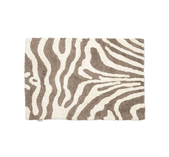 Produktfoto för Zebra badrumsmatta taupe/vit