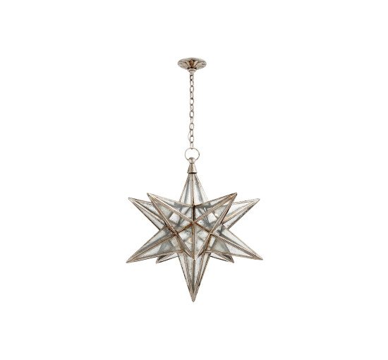null - Moravian Star Gilded Iron