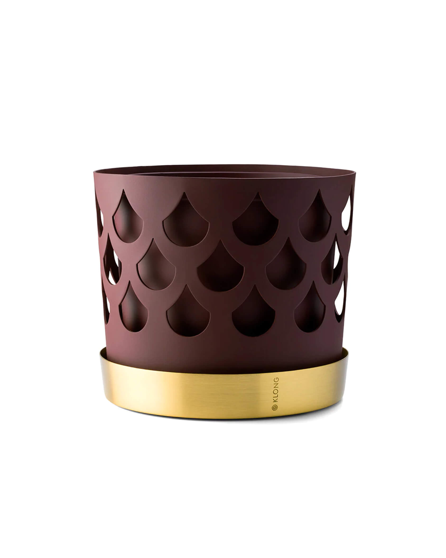 Trio Drop kruka burgundy