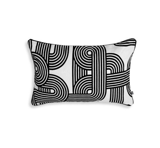 Black/White - Abaças Cushion Black / White