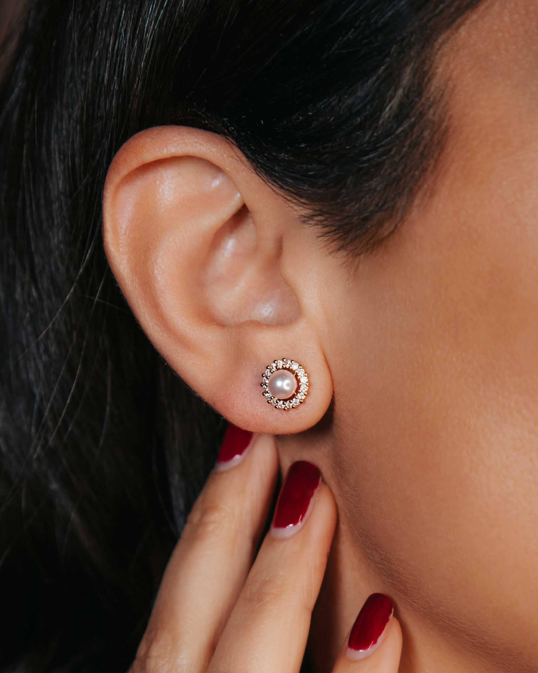 Colette Pearl örhängen rosaline