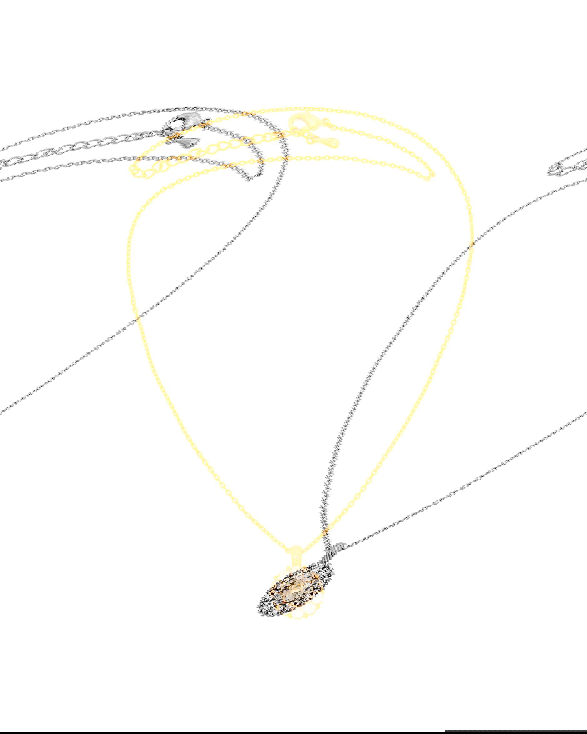 Sofia halsband crystal gold