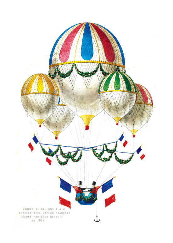 Groupe de ballons à air