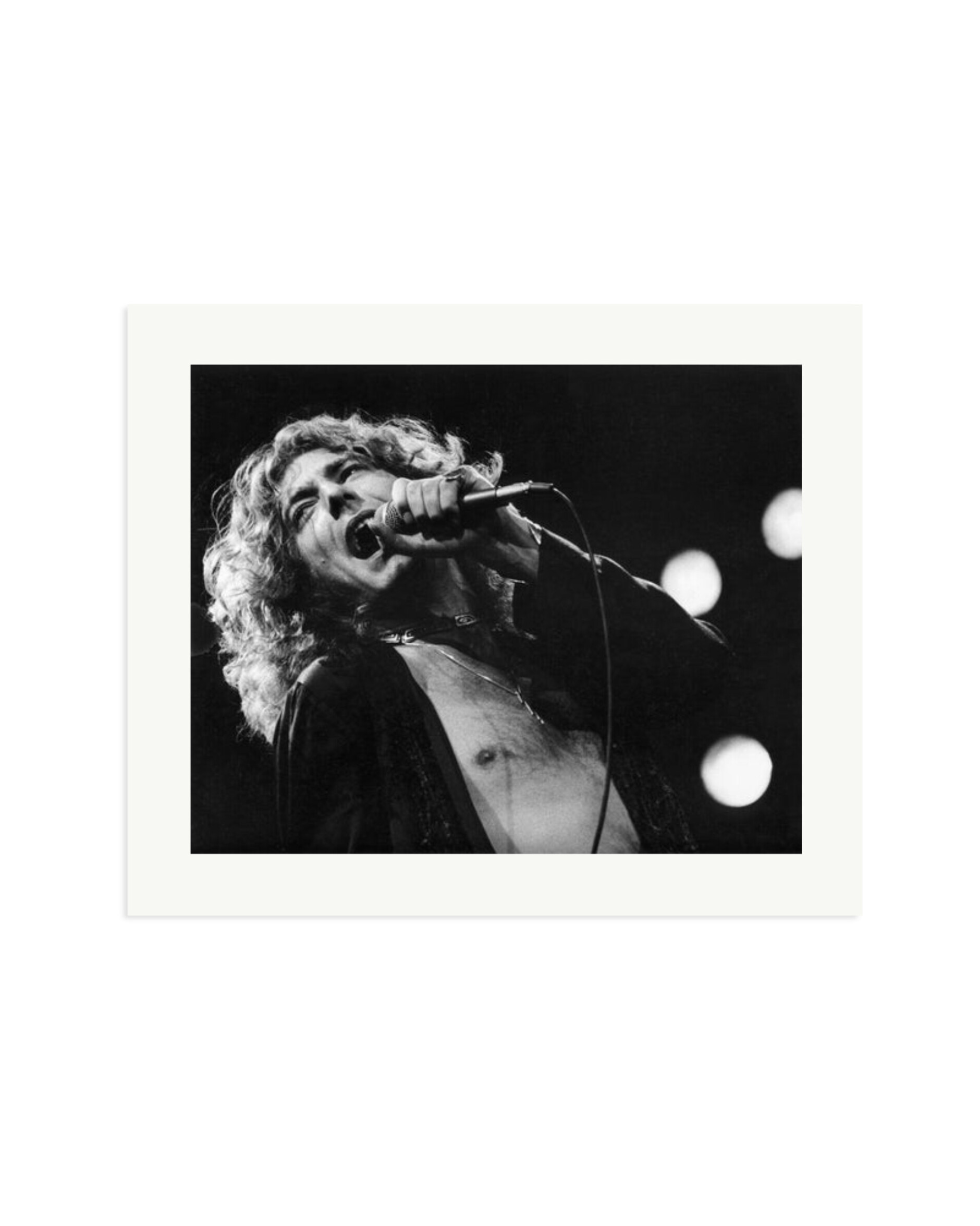 Robert Plant 1977 Print Only / Large