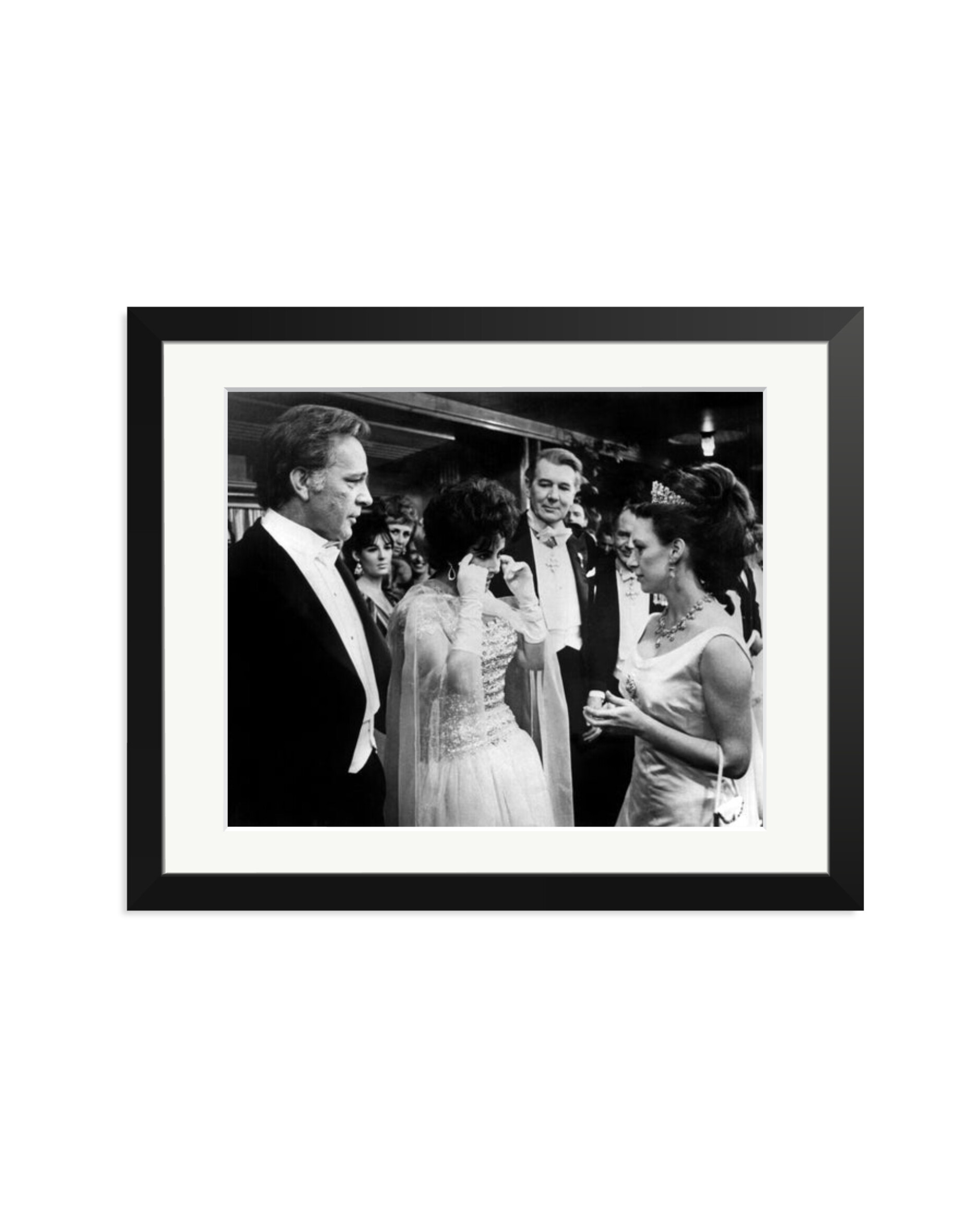 Burton, Taylor and Princess Margaret Black / Medium