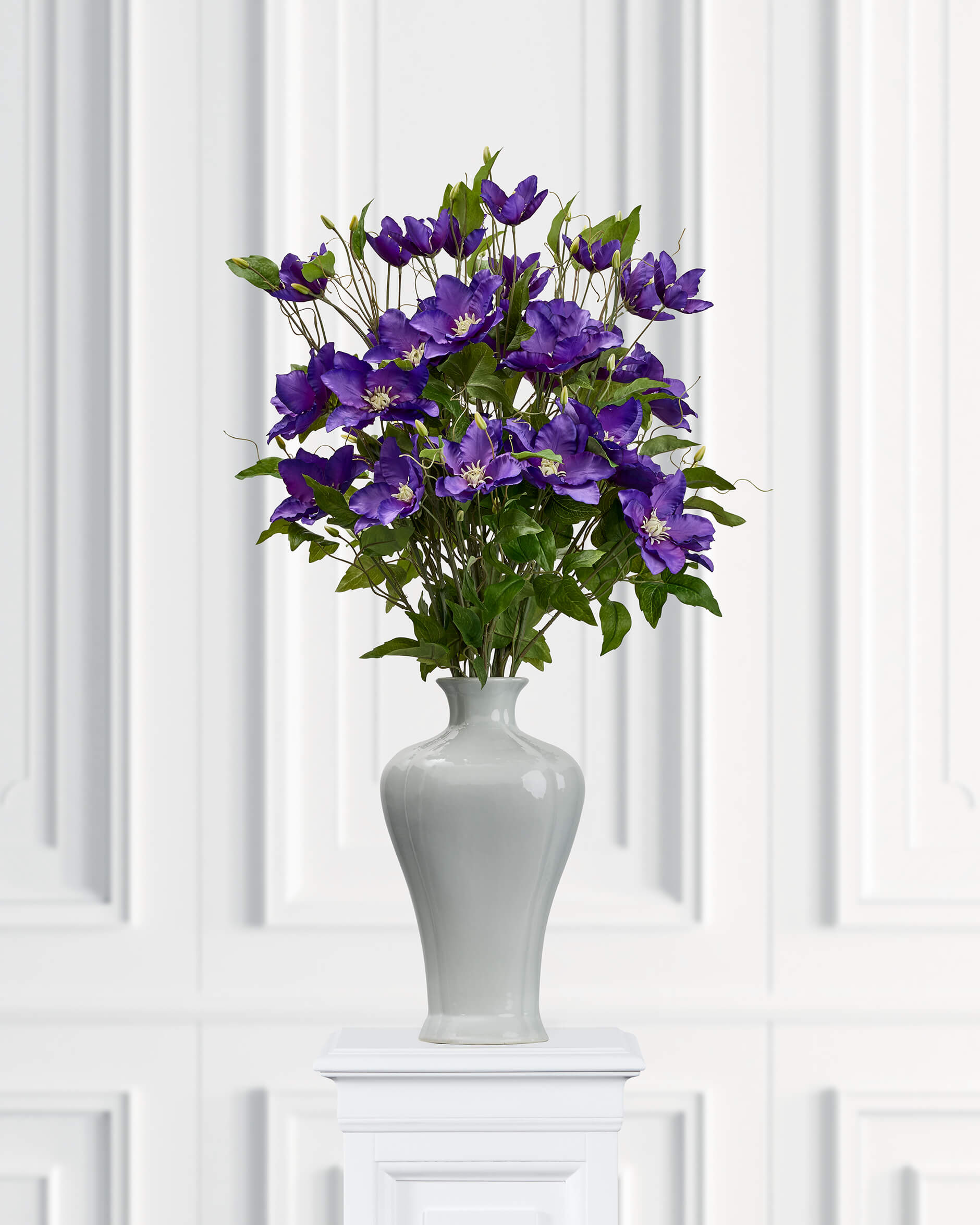 Klematis snittblomma blå