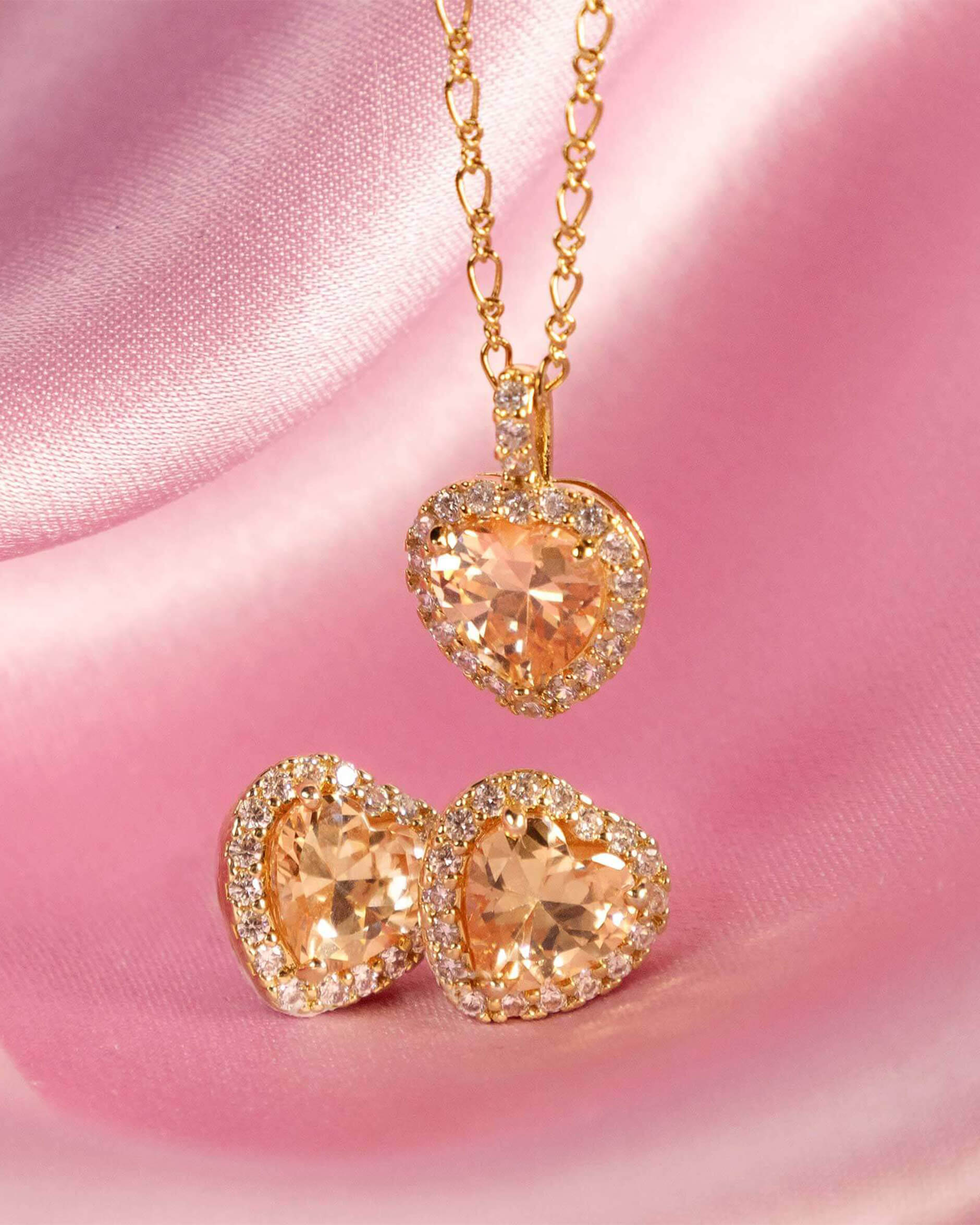 Delphine halsband light champagne