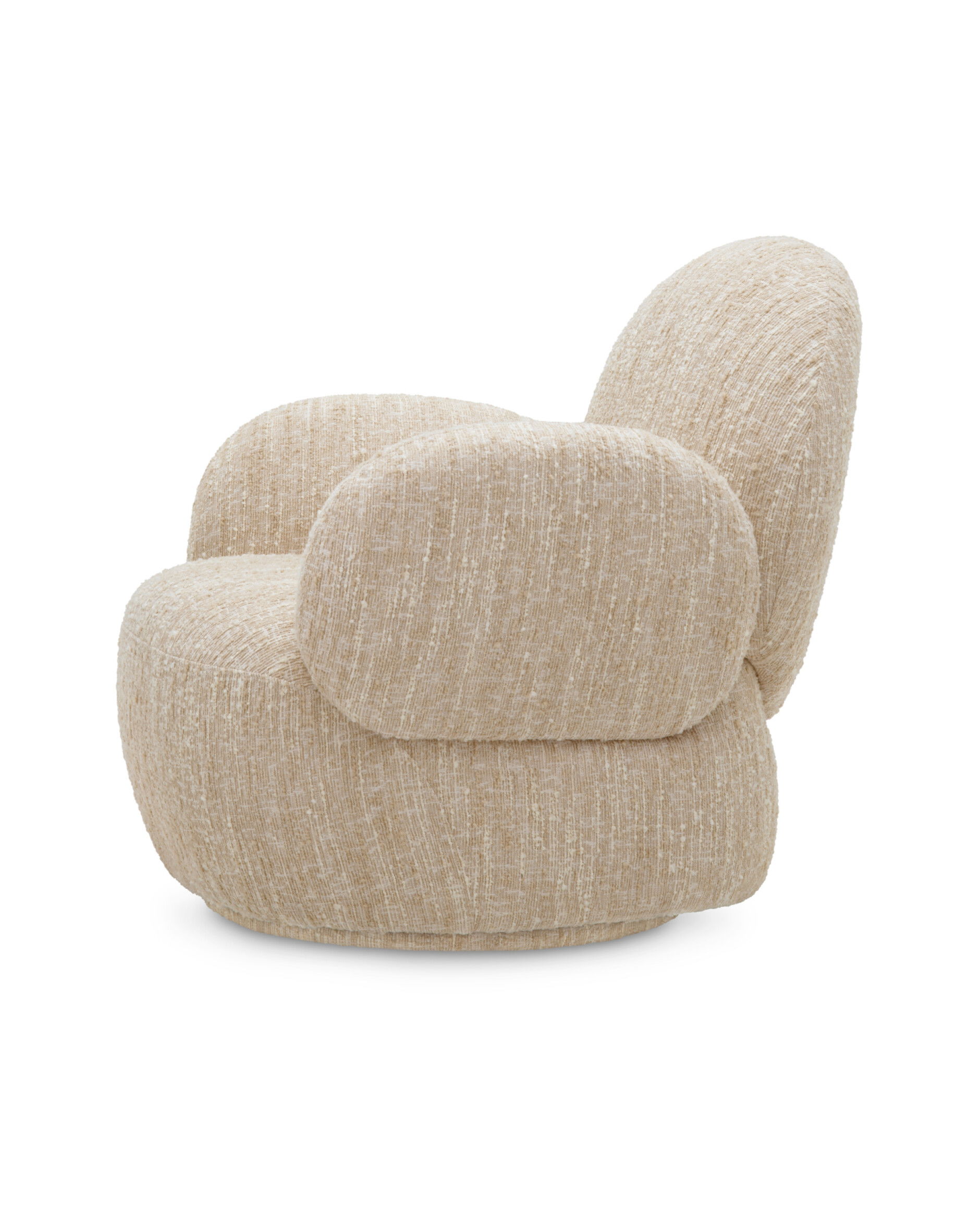 Madrone fåtölj bouclé sonata cream