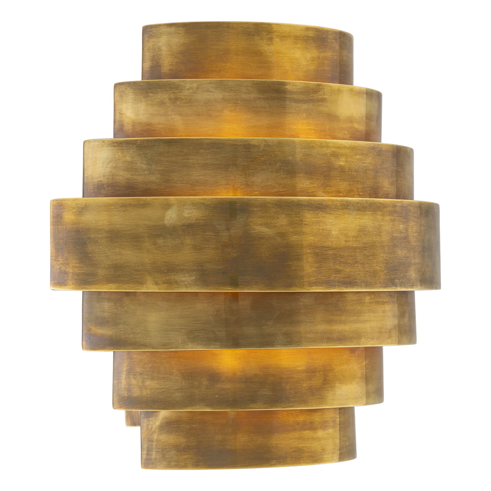 Rizzi Wall Lamp Vintage Brass Double