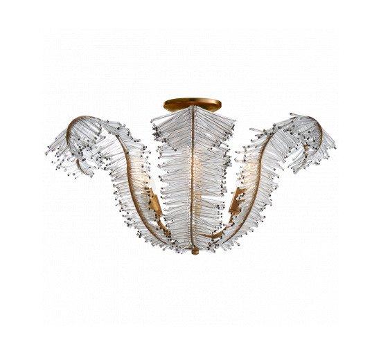 null - Calais taklampa Burnished Silver Leaf