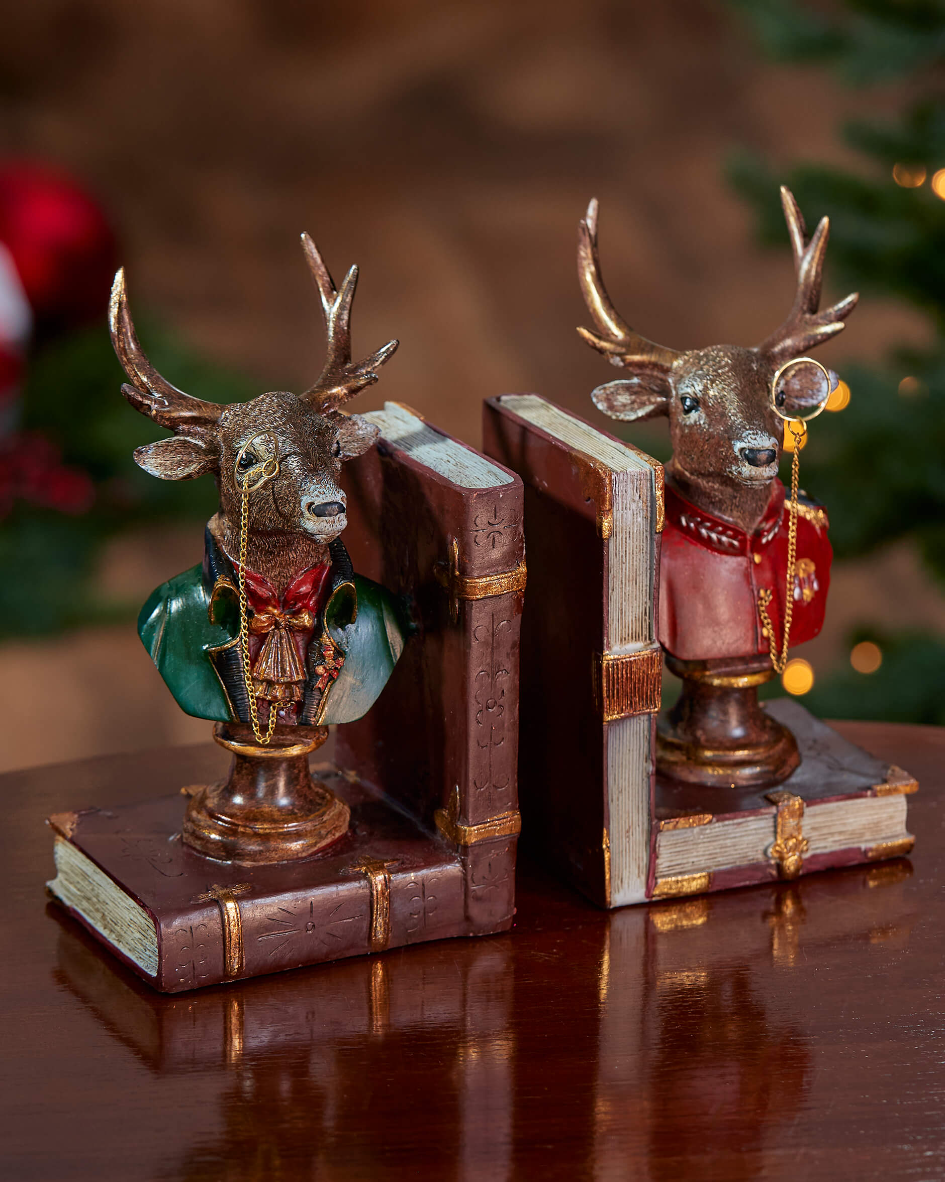 Noble boekensteunen 2-set