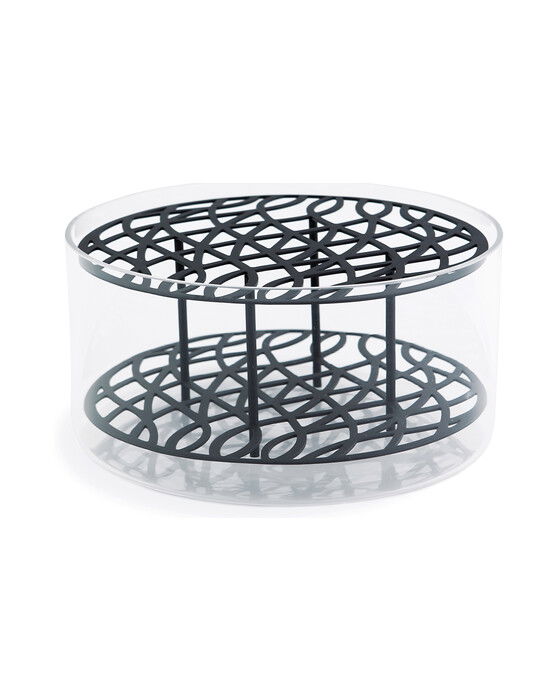 Äng, svartlakkert messing