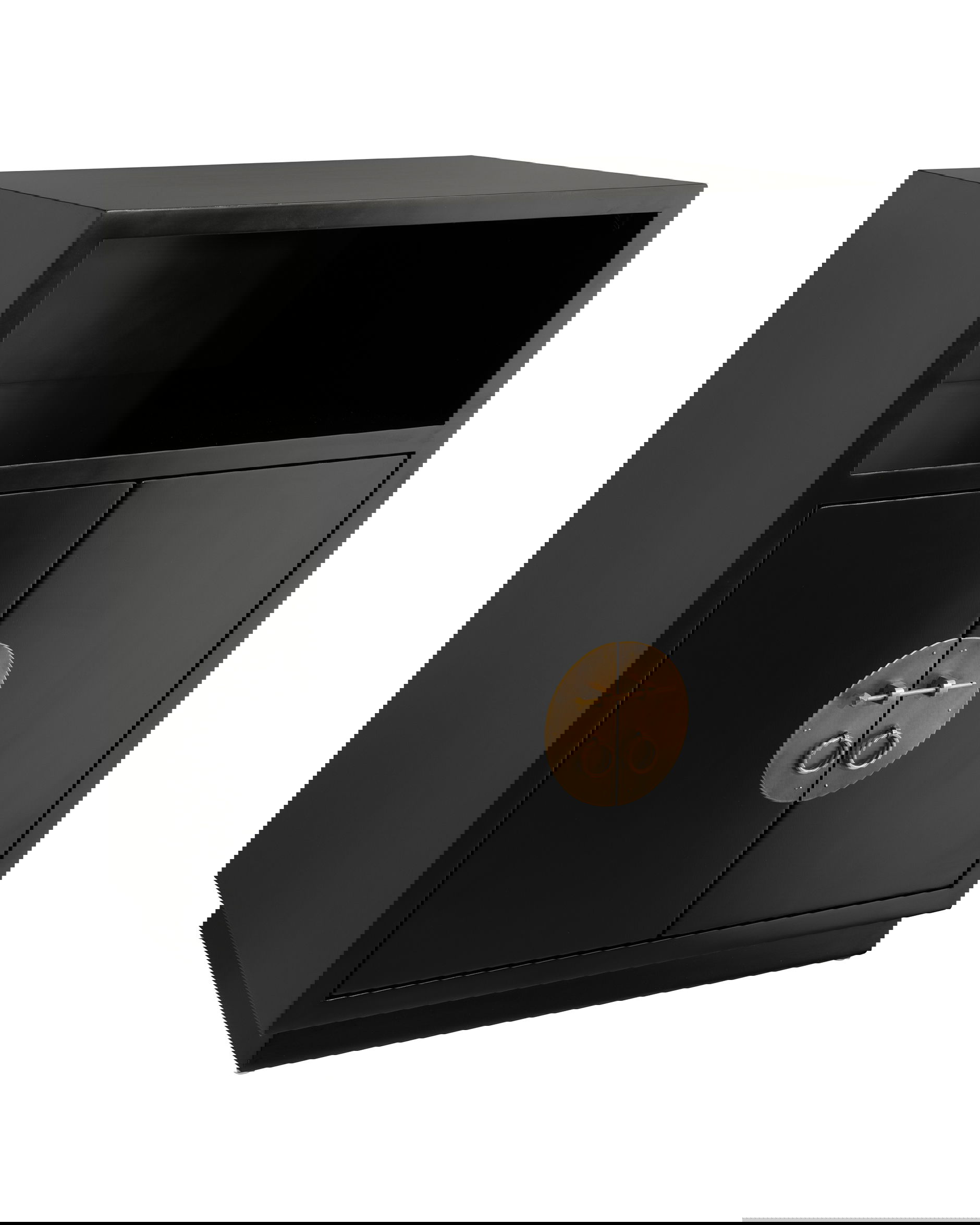 Macao sängbord svart