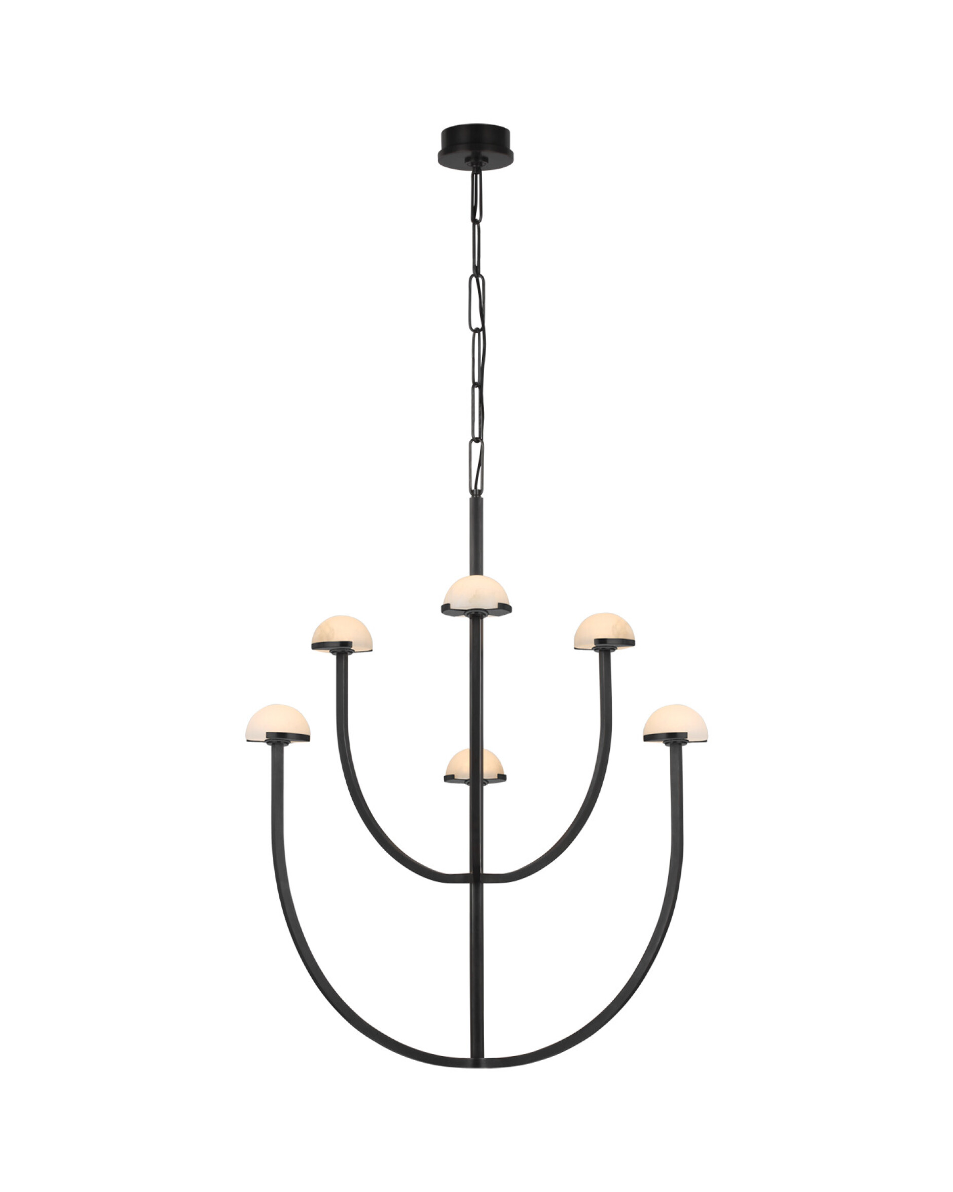 Pedra takkrona dubbel brons L