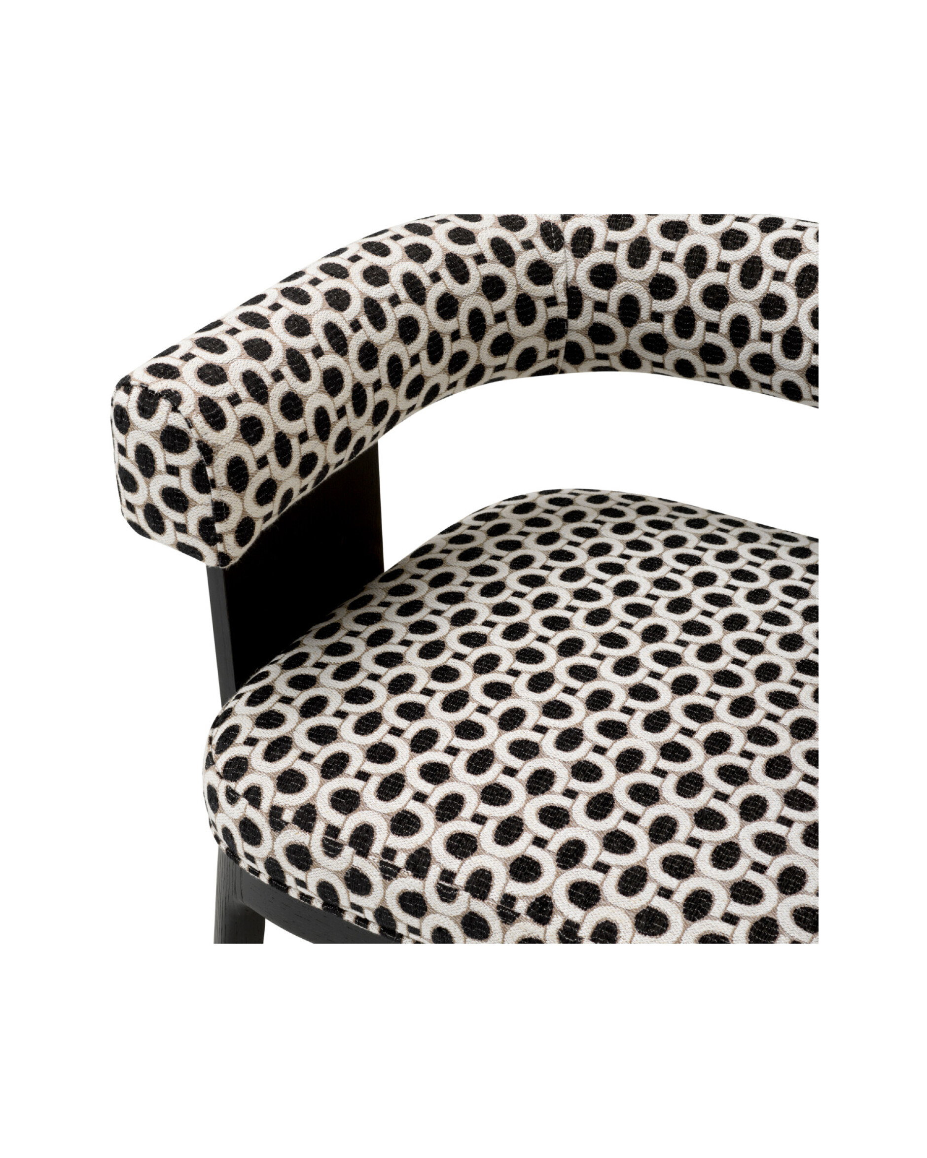 Dubois armchair Sunbeam Black