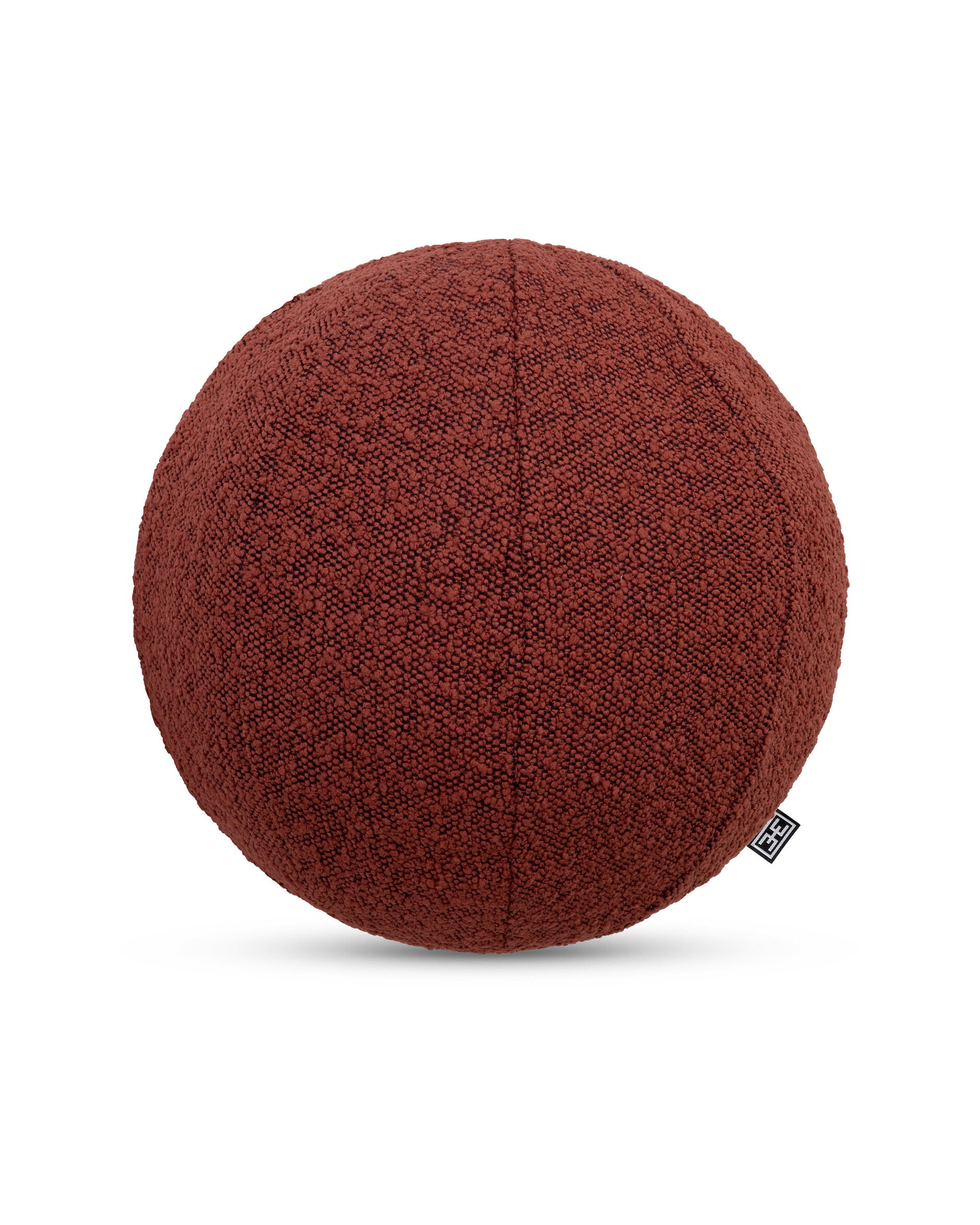 Palla kudde bouclé rouge