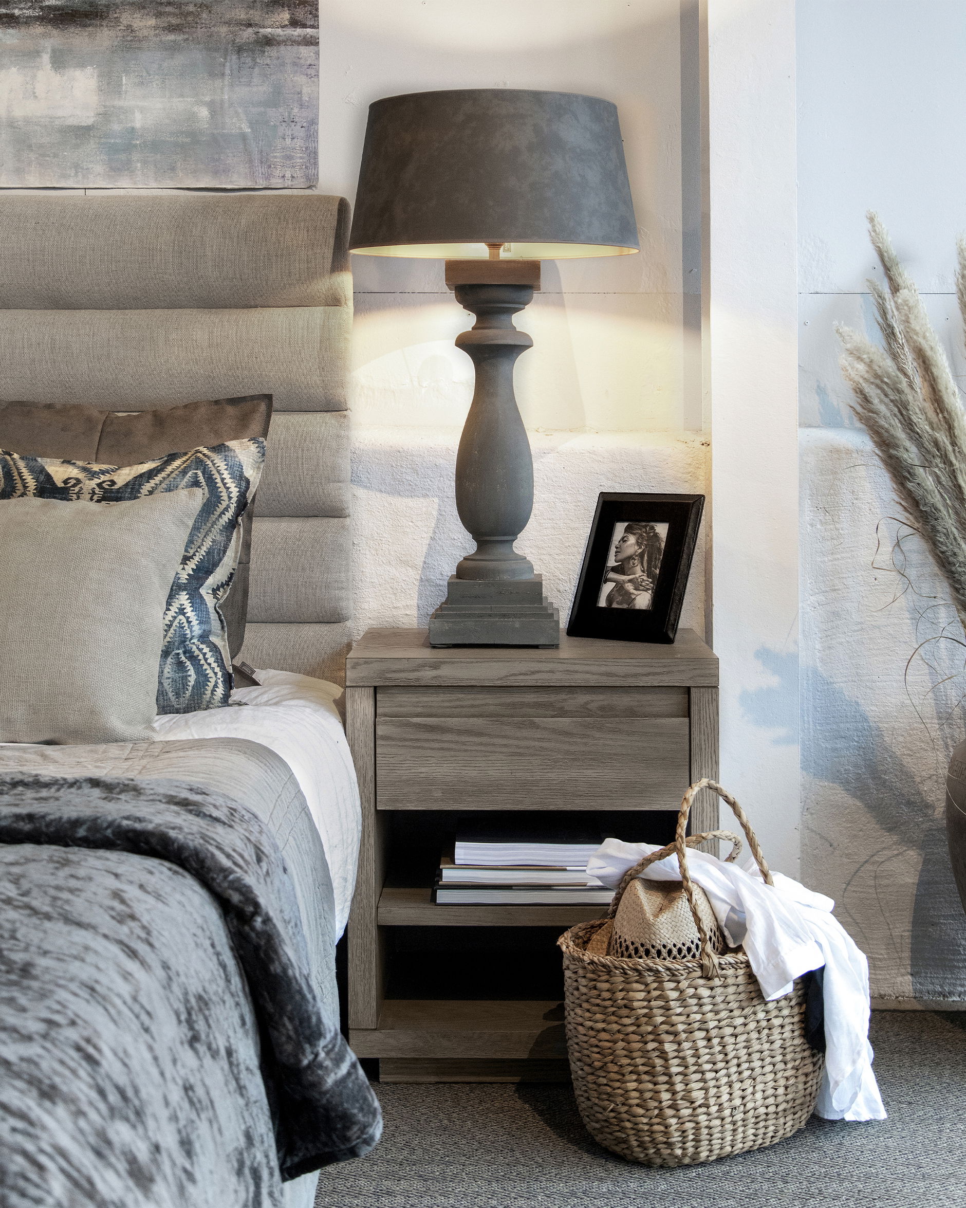 Belize överkast grå