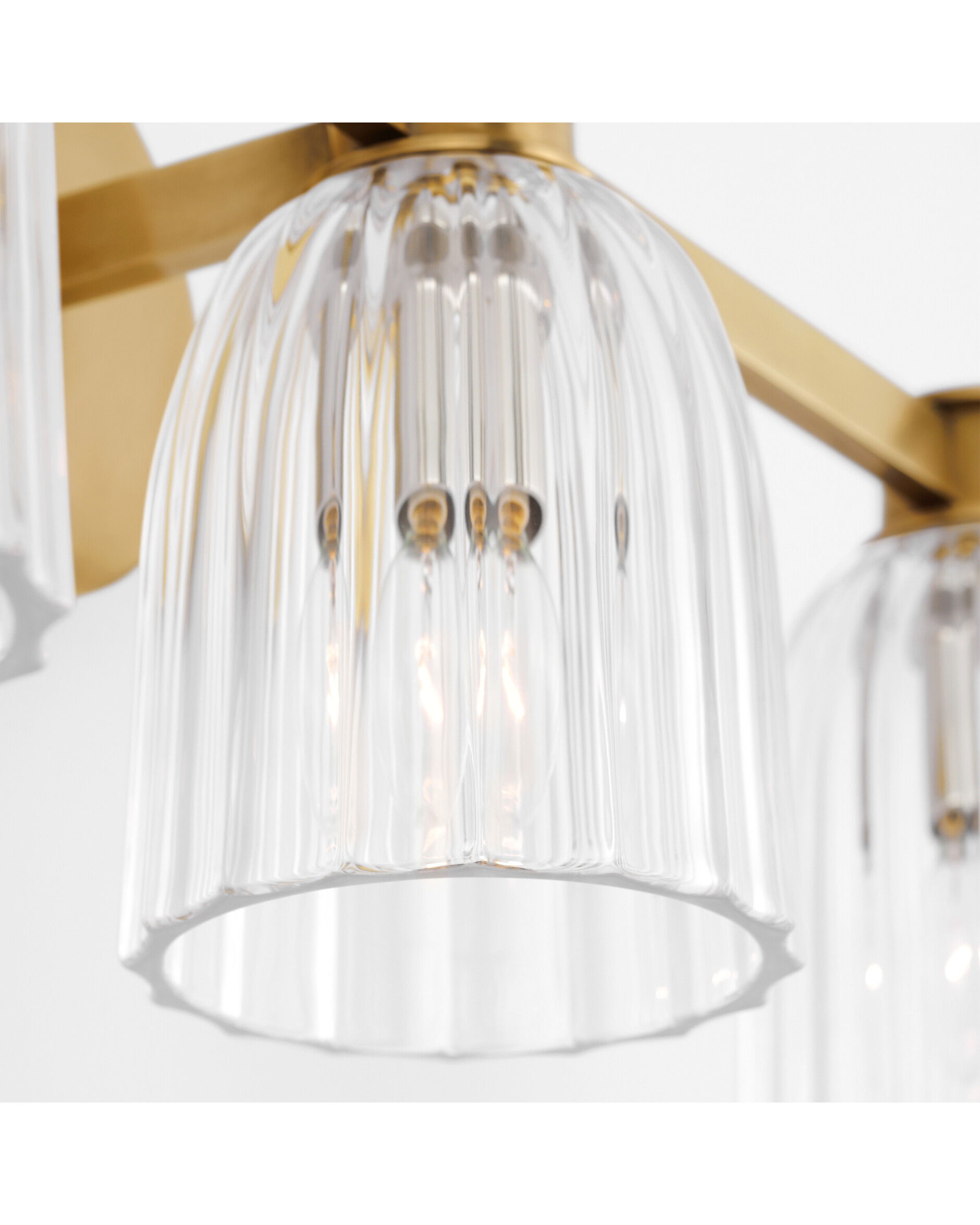 Asalea badrumsbelysning antik mässing