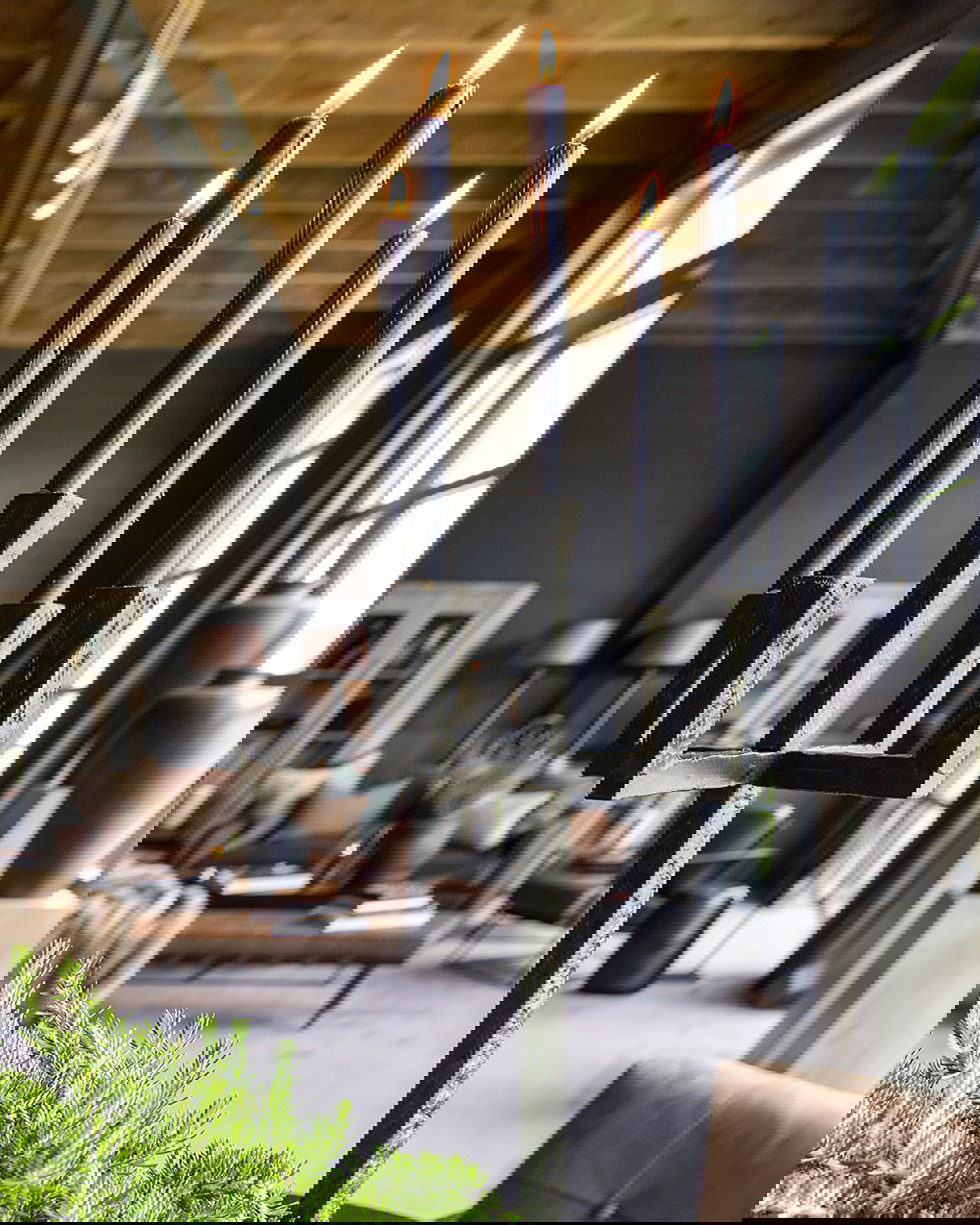 Gothic candelabrum antique bronze OUTLET