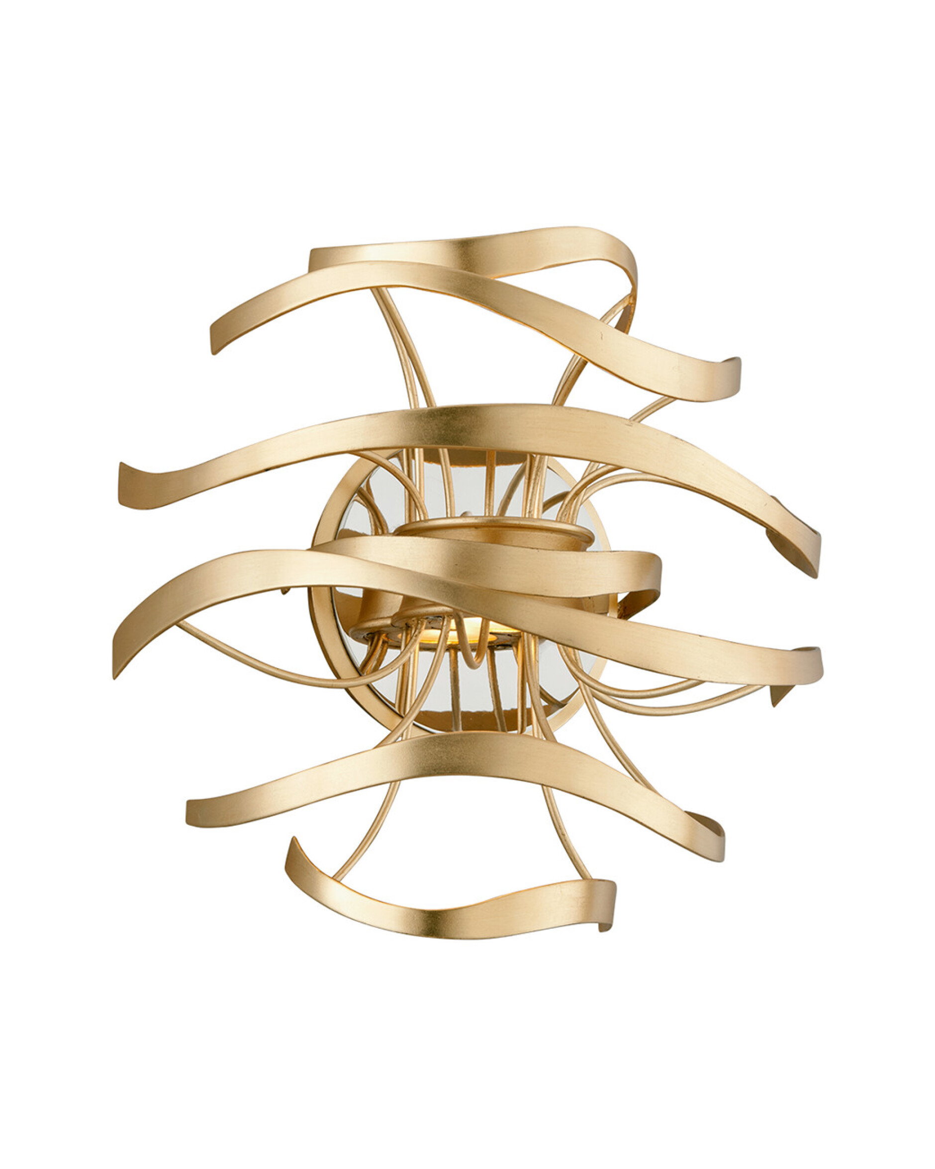 Calligraphy vägglampa guld