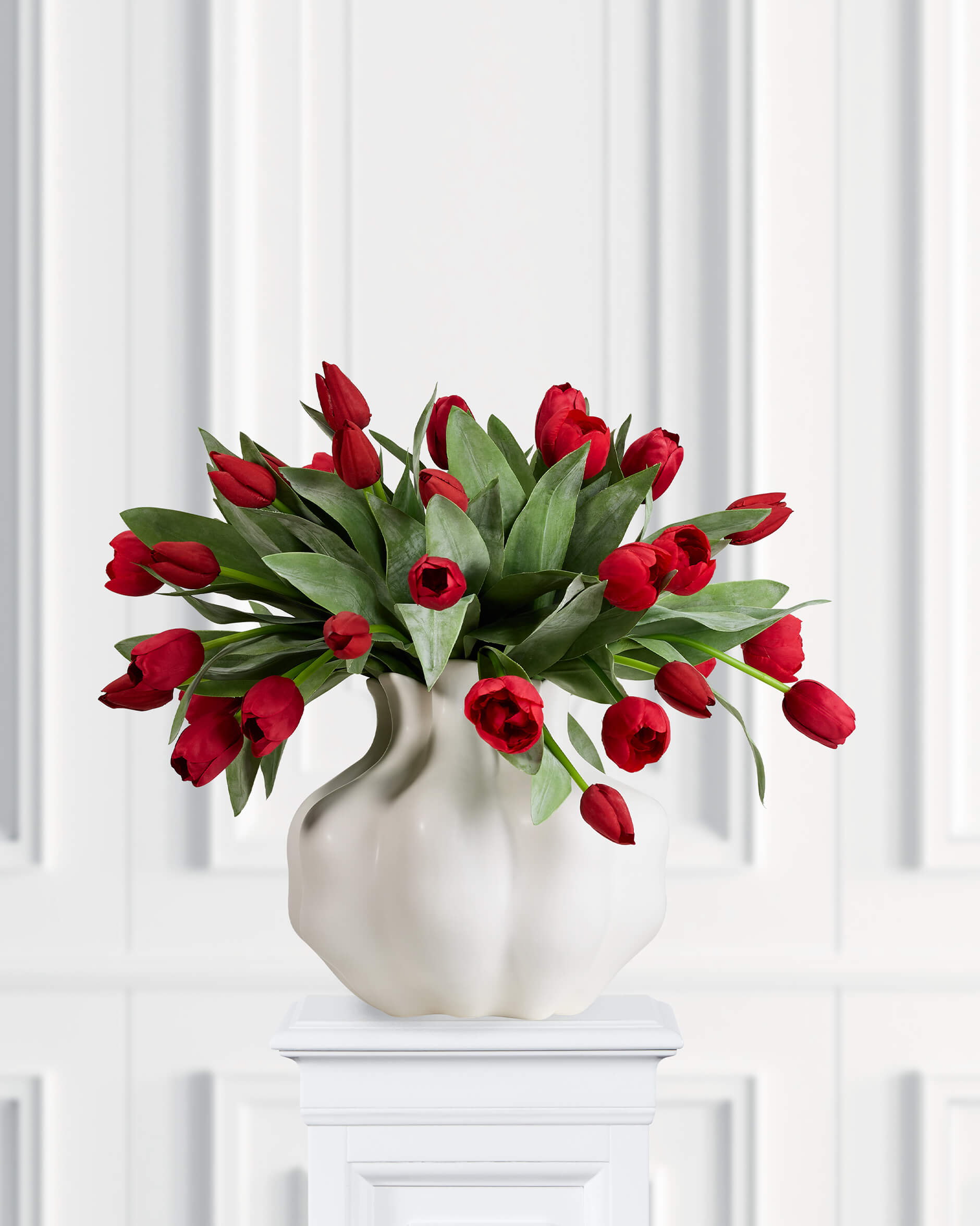 Tulpan snittblomma röd