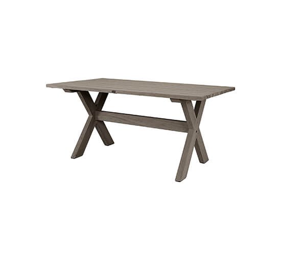 Cross dining table charcoal