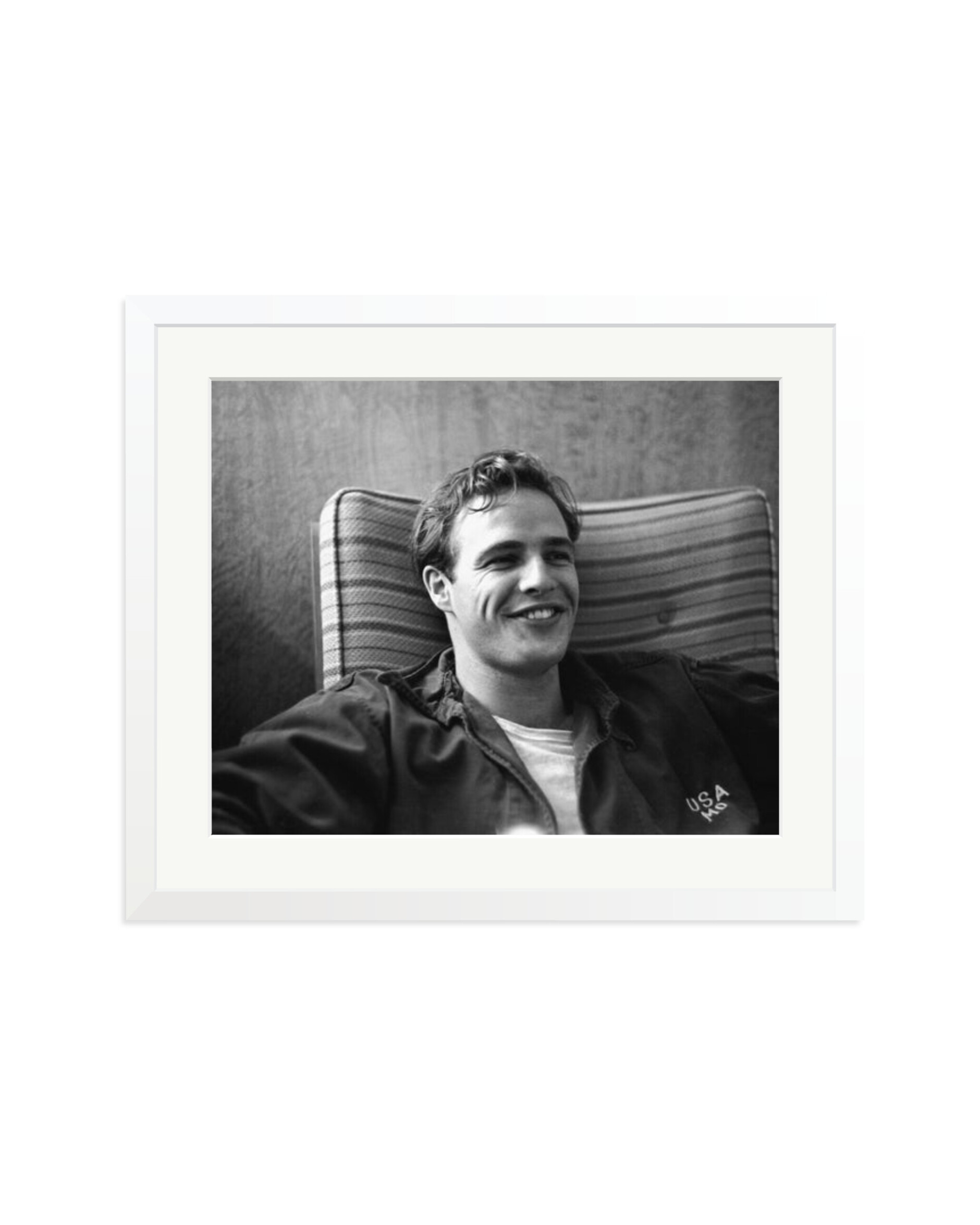 Marlon Brando on Set of 'The Men' White / Large