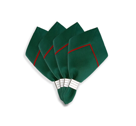 Castleford Holiday napkin green