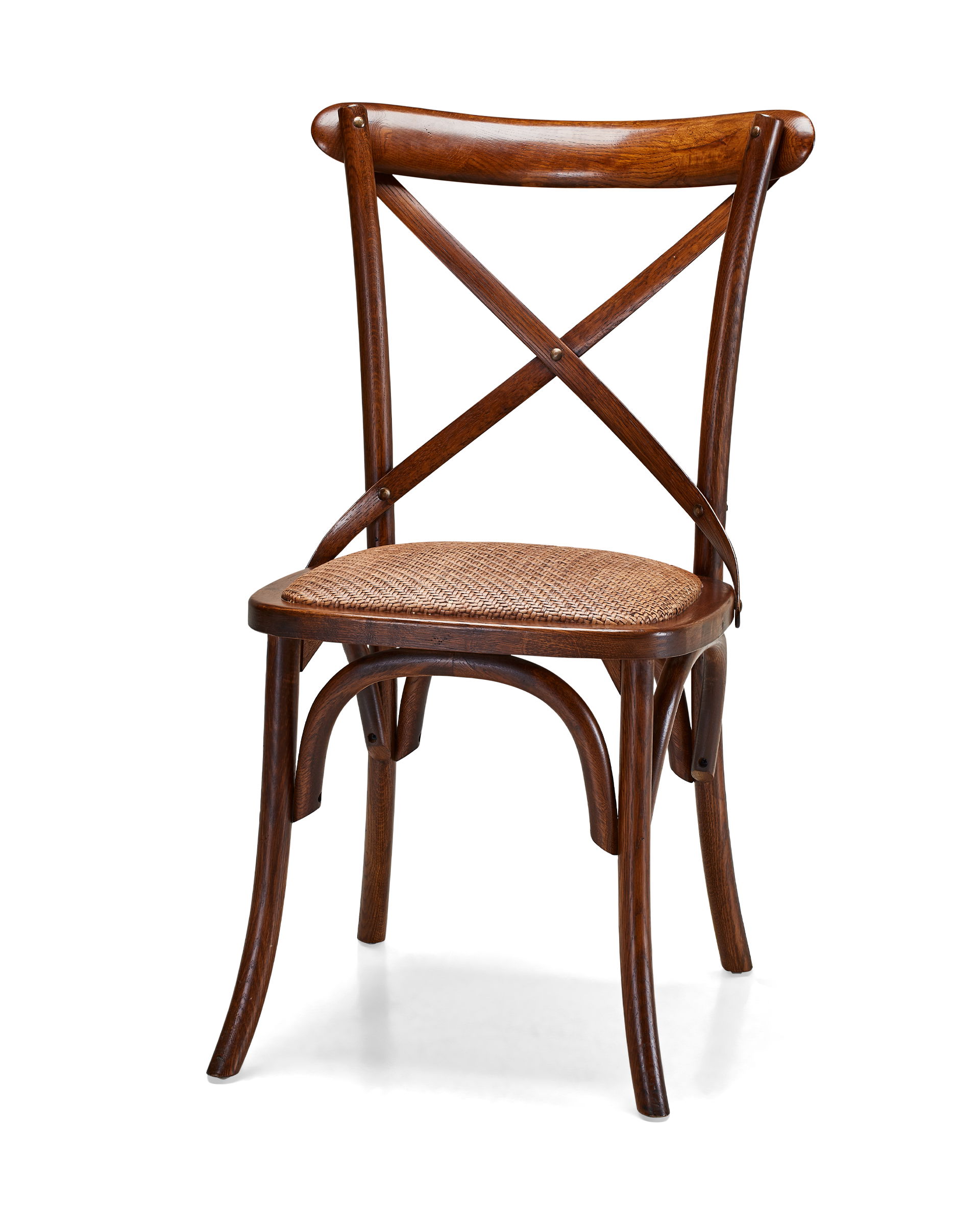 Newport Cross matstol rich brown