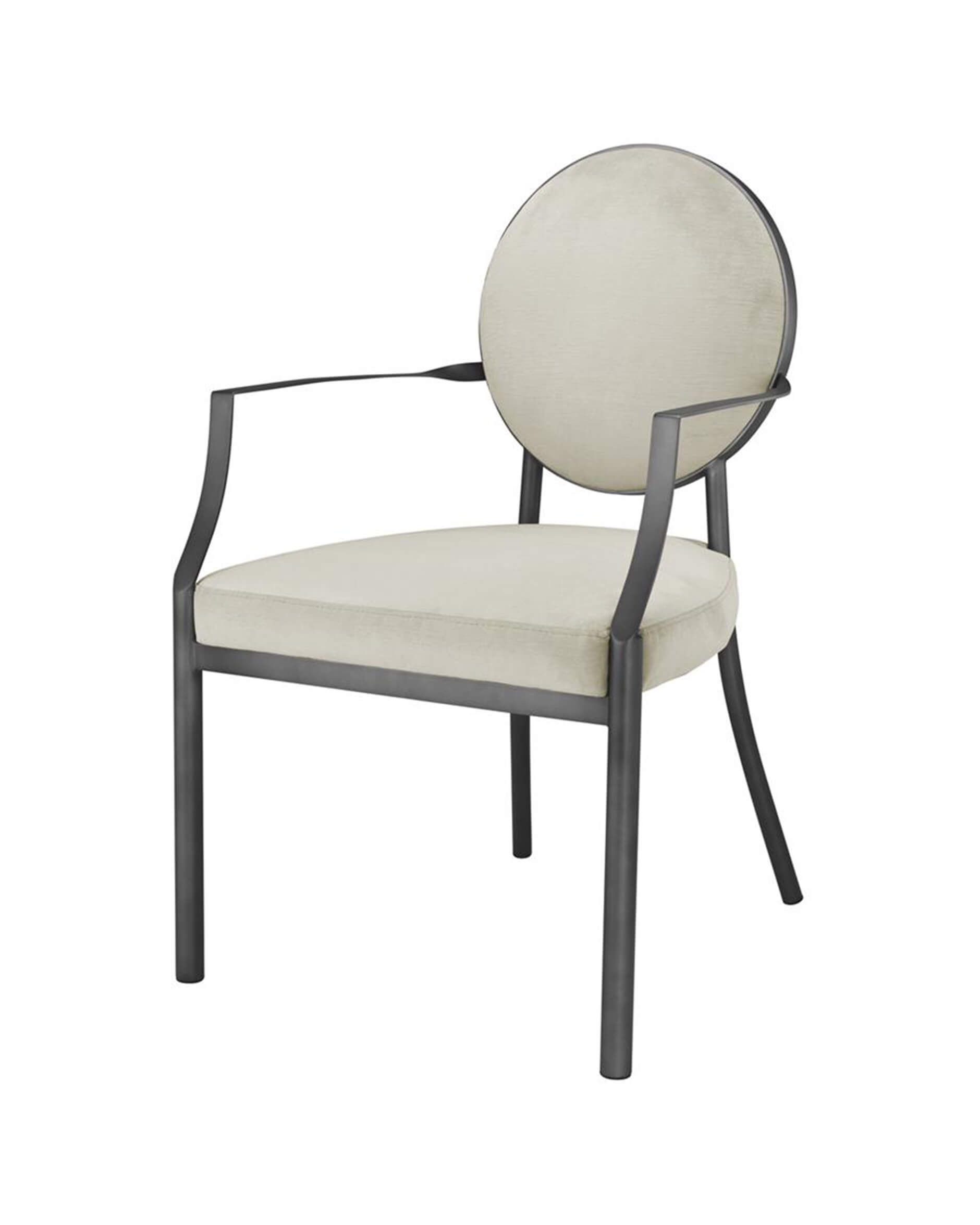 Matstol Scribe gunmetal pebble grå OUTLET