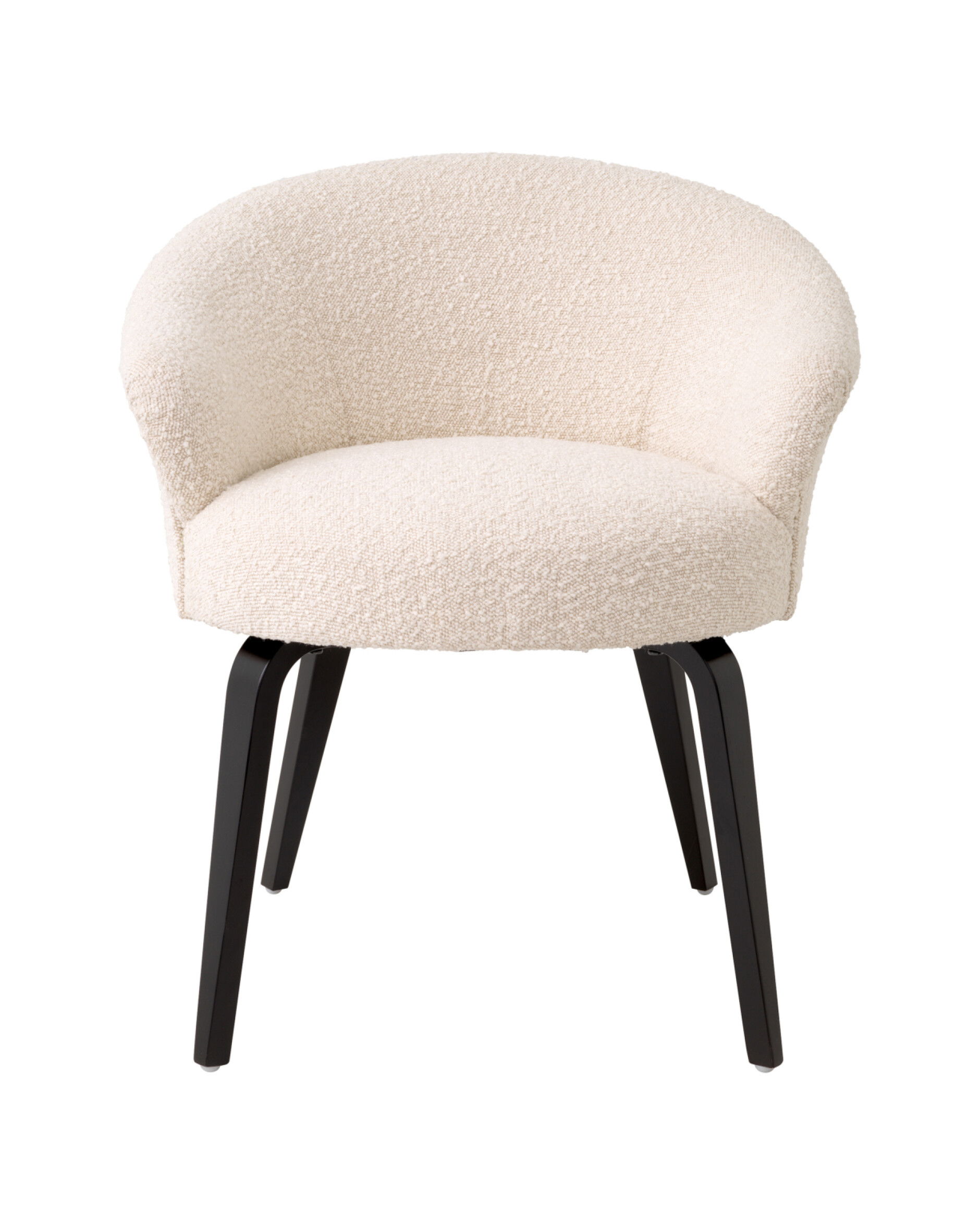 Moretti matstol bouclé cream