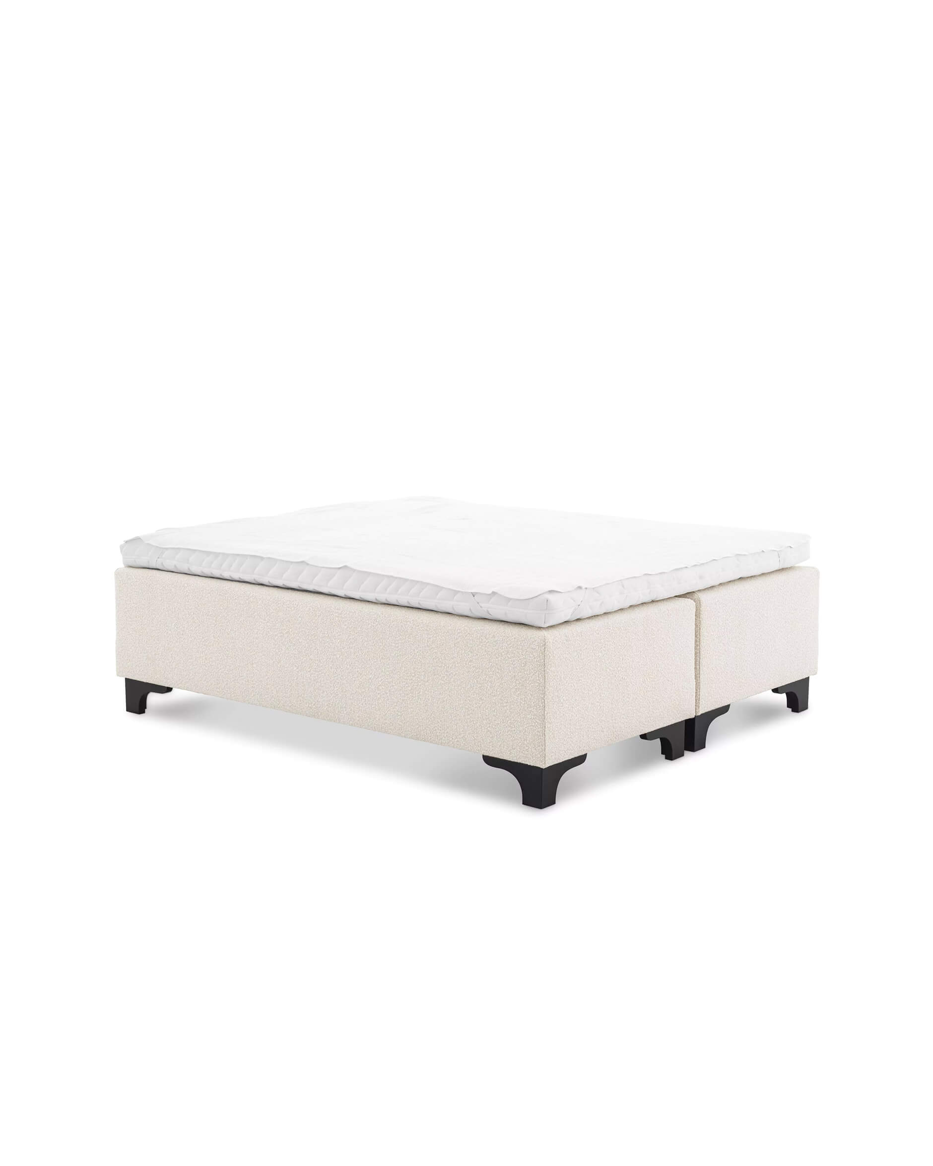 Mavone dubbelsäng bouclé cream