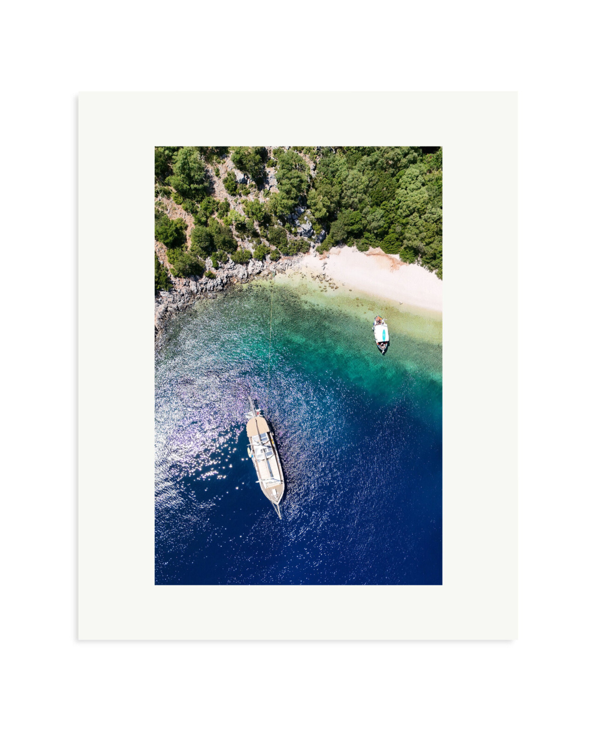 Sailing in Kefalonia Print Only / Medium