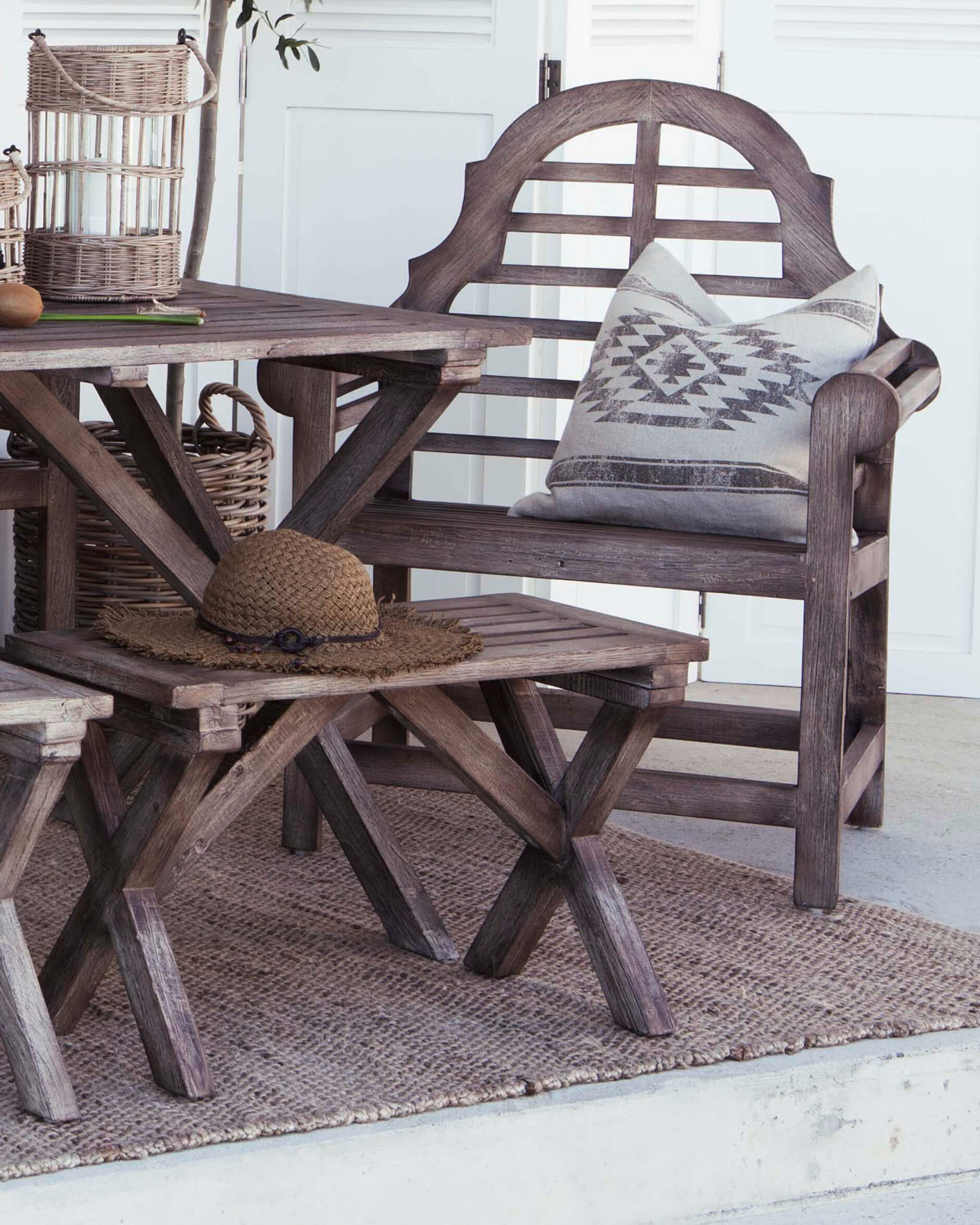 Vintage karmstol charcoal