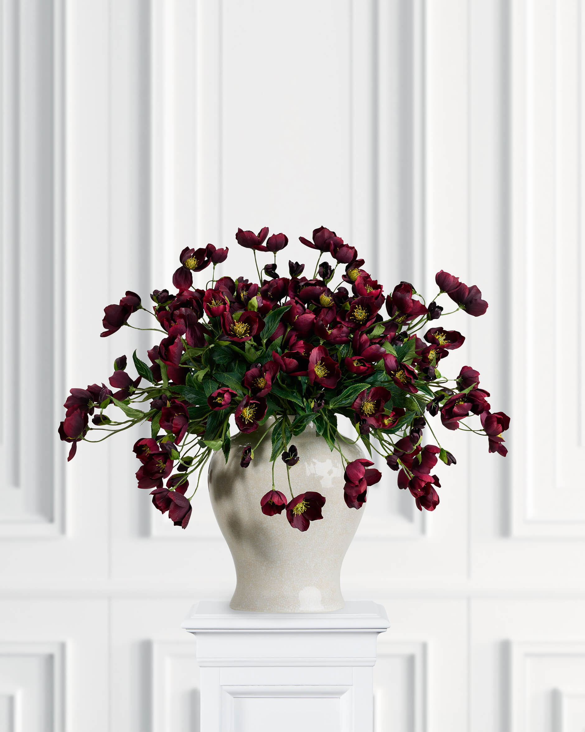 Julros snittblomma vinröd